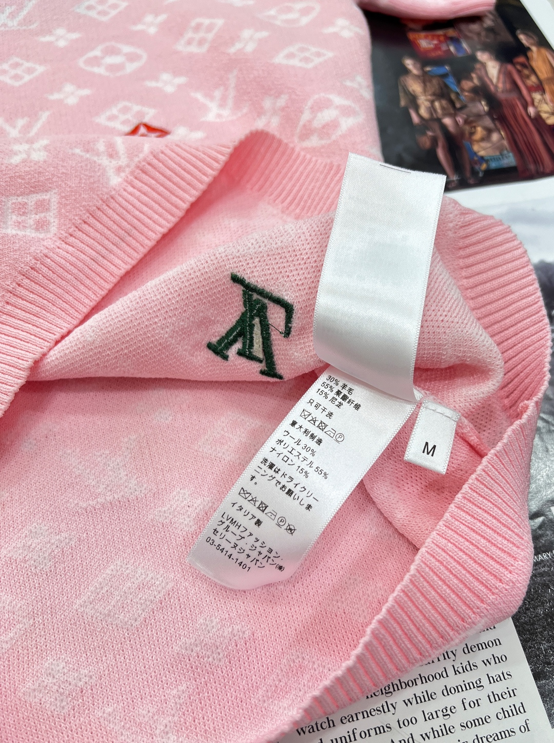 🆕Louis Vuitton新款老花字母提花糖果🍬刺绣针织Polo衫。定制YB羊毛纱线织造 质感高级 舒