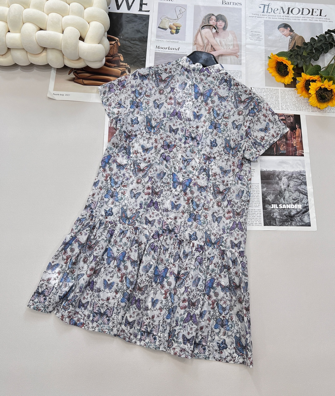 🆕DIRSS新品印花泡泡袖连衣裙，采用定制YB斜纹全棉面料，透气亲肤，带来极致舒适体验，彰显品质格调。-