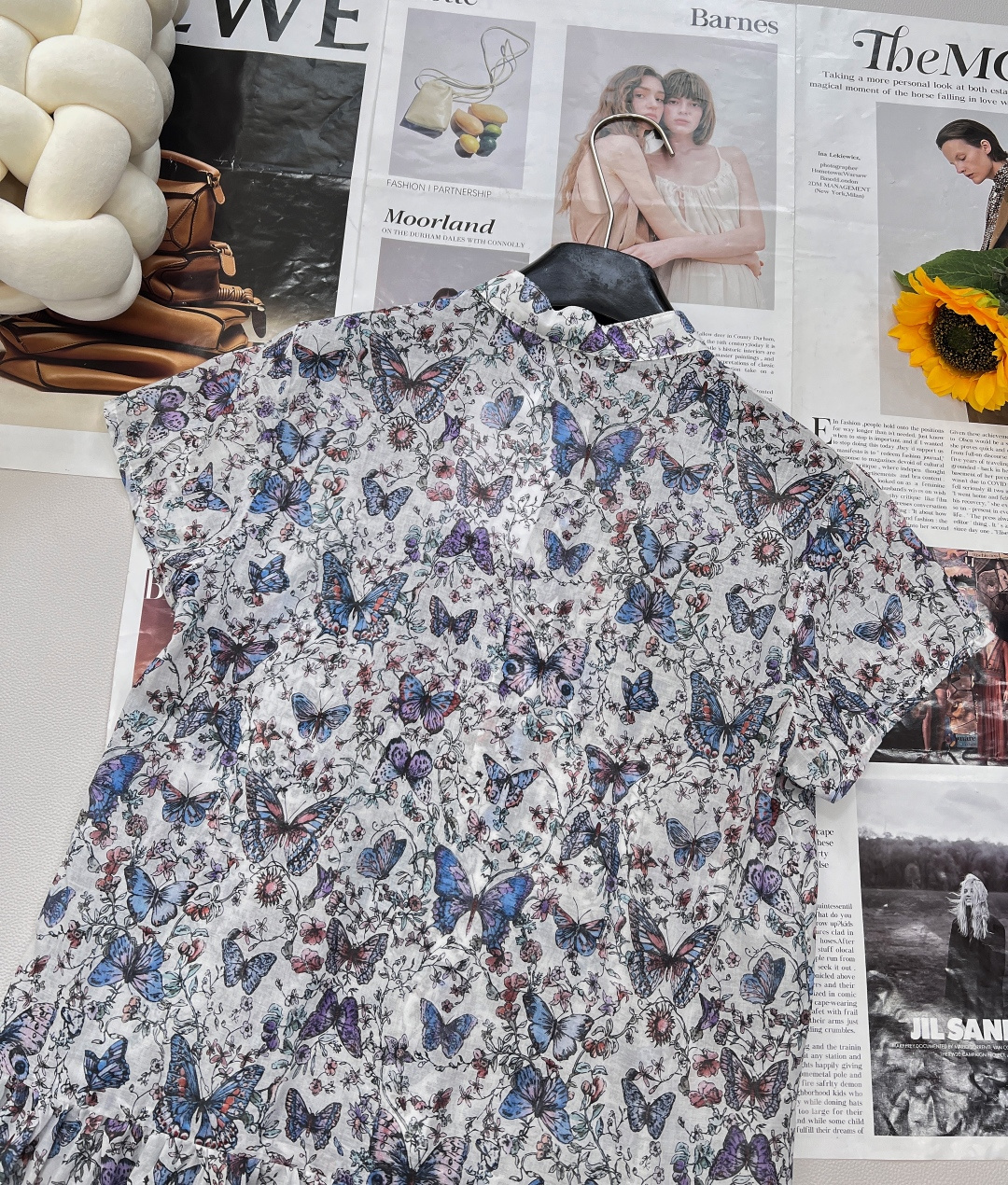 🆕DIRSS新品印花泡泡袖连衣裙，采用定制YB斜纹全棉面料，透气亲肤，带来极致舒适体验，彰显品质格调。-