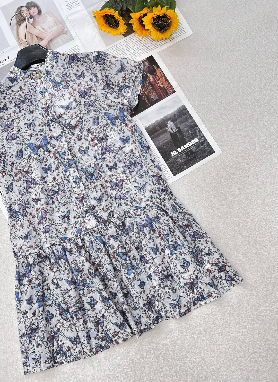 🆕DIRSS新品印花泡泡袖连衣裙，采用定制YB斜纹全棉面料，透气亲肤，带来极致舒适体验，彰显品质格调。-