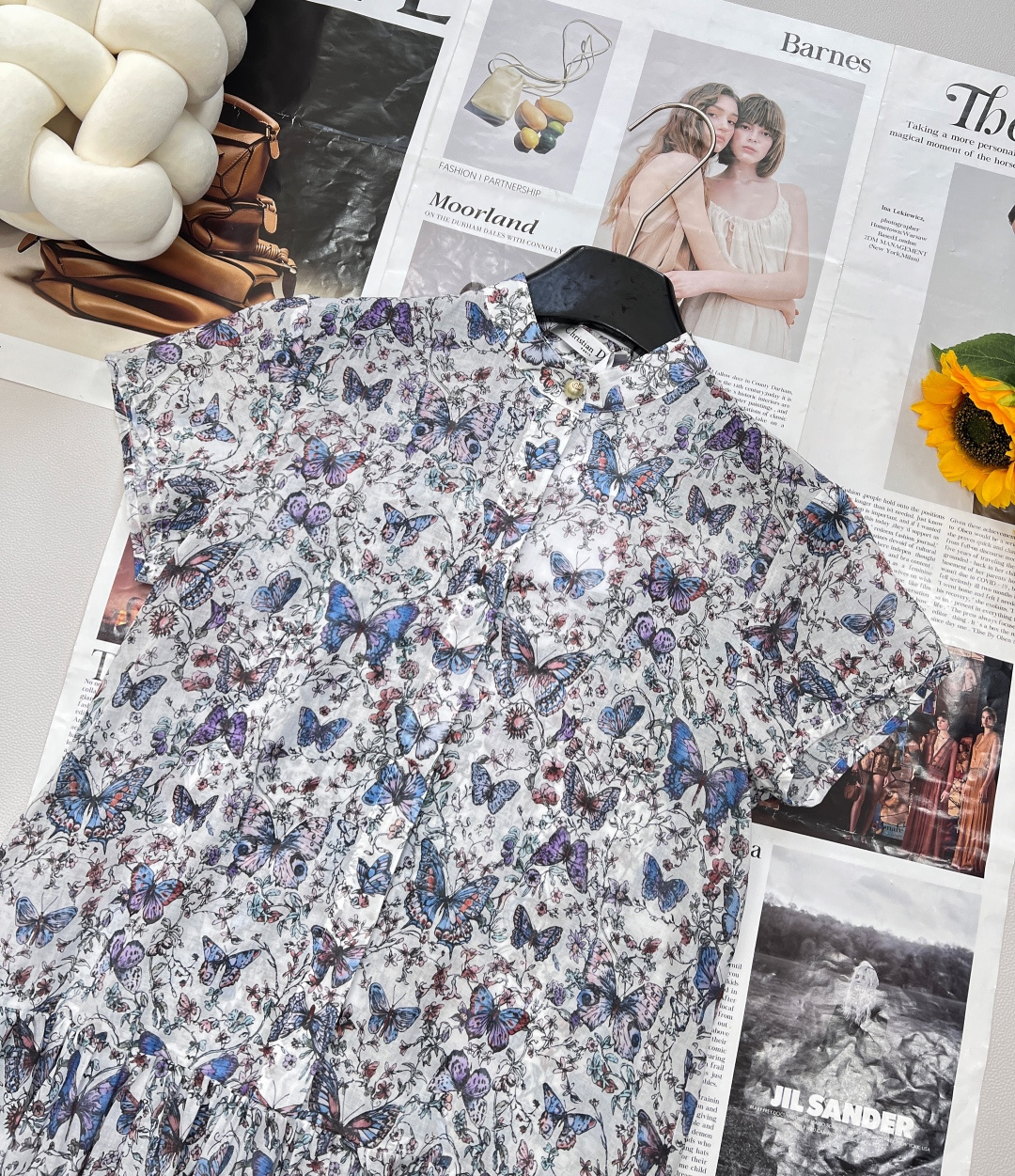 🆕DIRSS新品印花泡泡袖连衣裙，采用定制YB斜纹全棉面料，透气亲肤，带来极致舒适体验，彰显品质格调。-