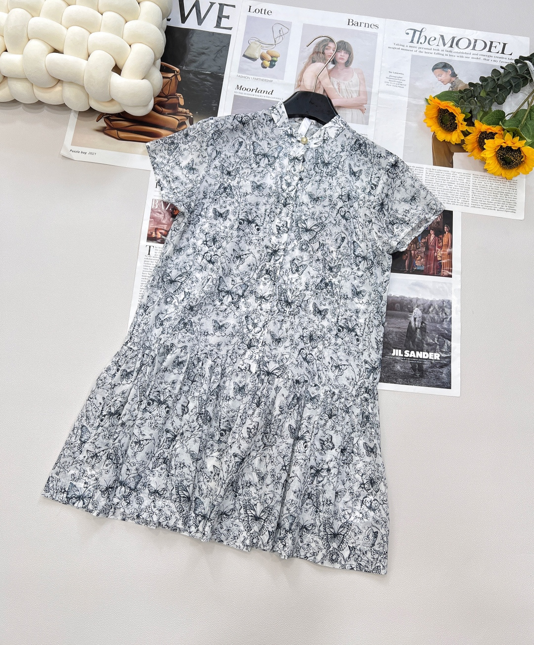 🆕DIRSS新品印花泡泡袖连衣裙，采用定制YB斜纹全棉面料，透气亲肤，带来极致舒适体验，彰显品质格调。-