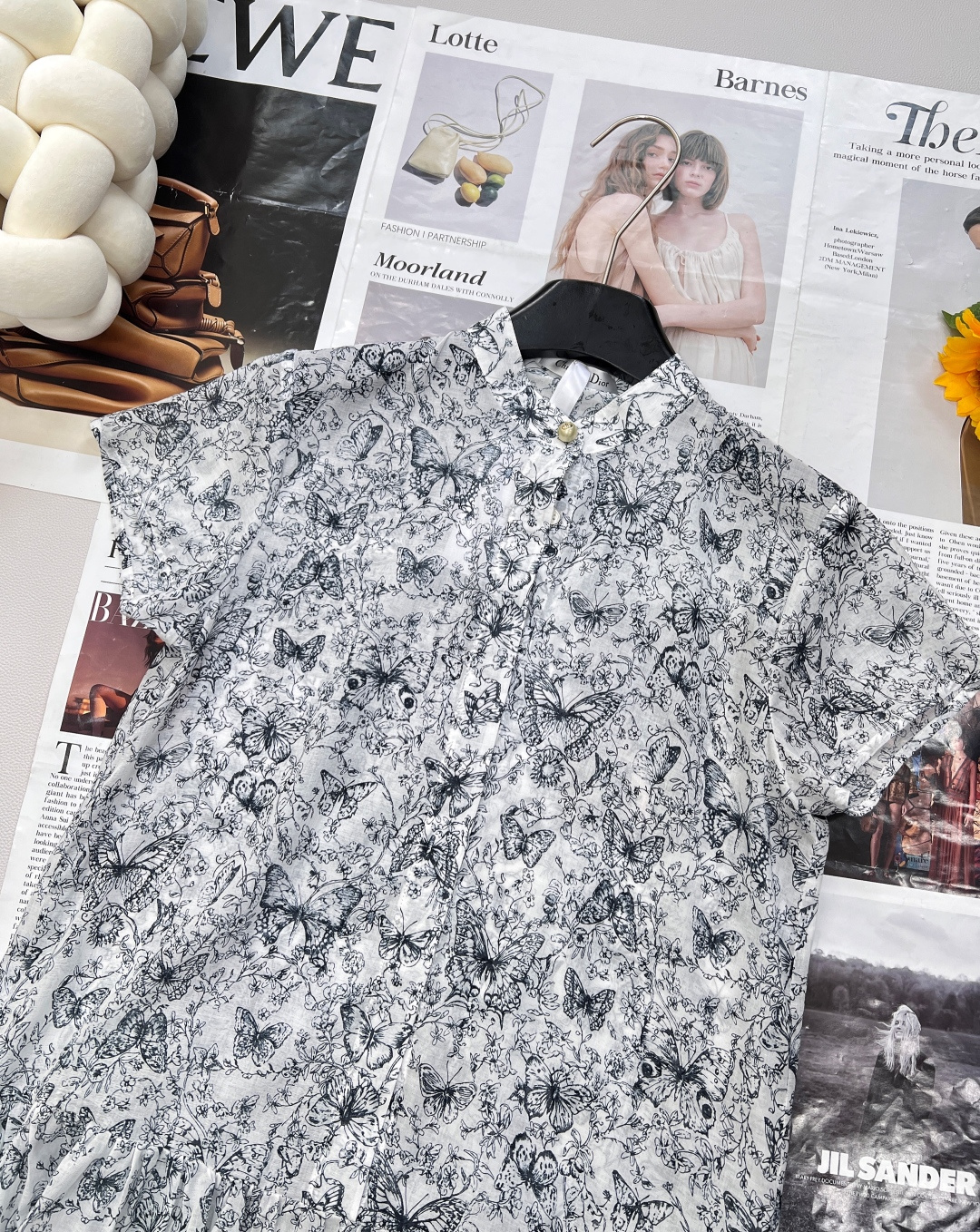 🆕DIRSS新品印花泡泡袖连衣裙，采用定制YB斜纹全棉面料，透气亲肤，带来极致舒适体验，彰显品质格调。-