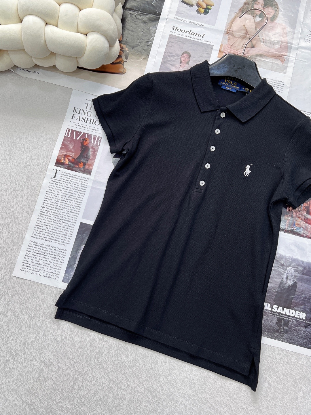 🆕Ralph Lauren拉夫劳伦5粒扣女士刺绣翻领POLO衫彰显自由活力,简洁的版型,无论是单穿还是作