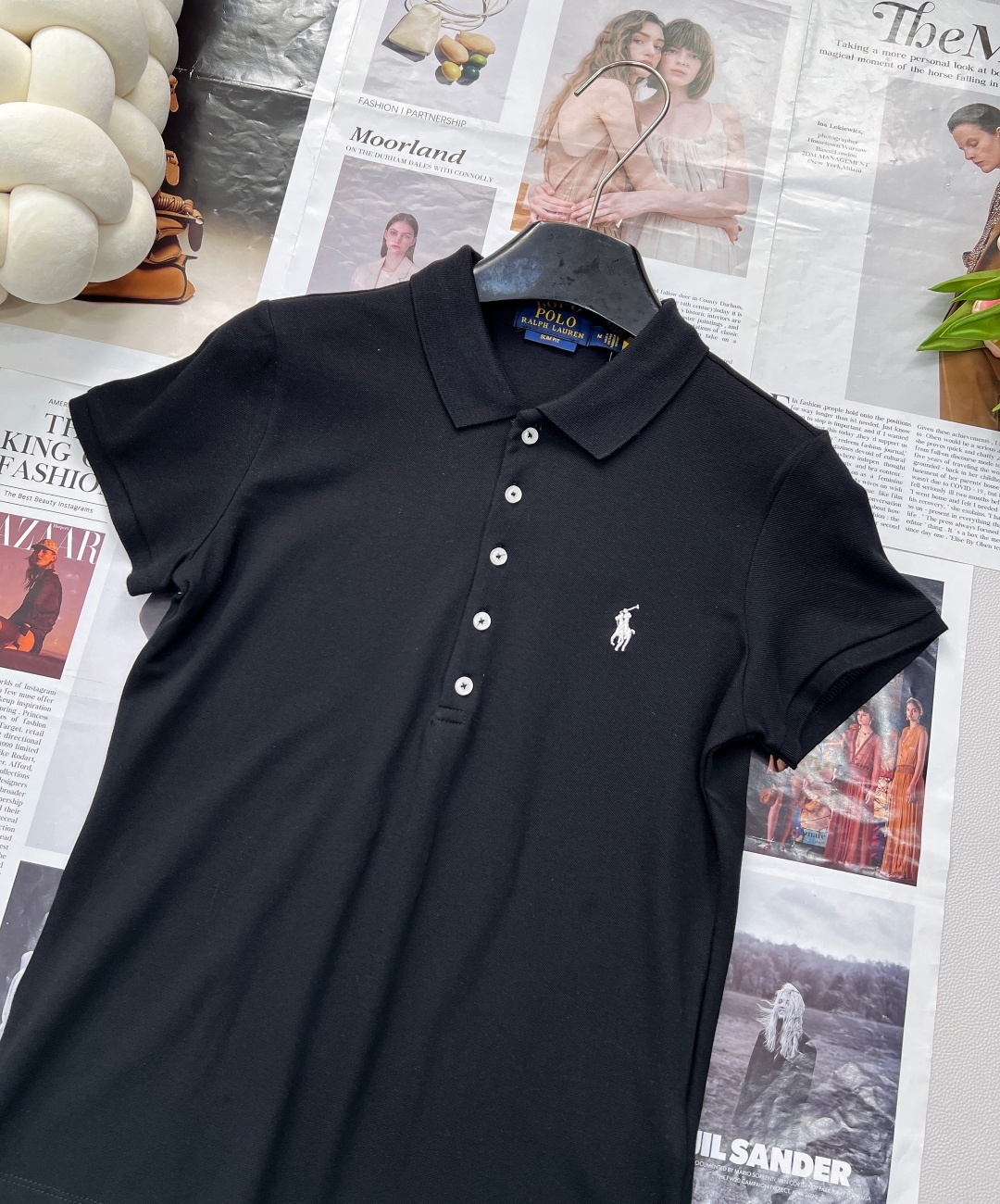 🆕Ralph Lauren拉夫劳伦5粒扣女士刺绣翻领POLO衫彰显自由活力,简洁的版型,无论是单穿还是作