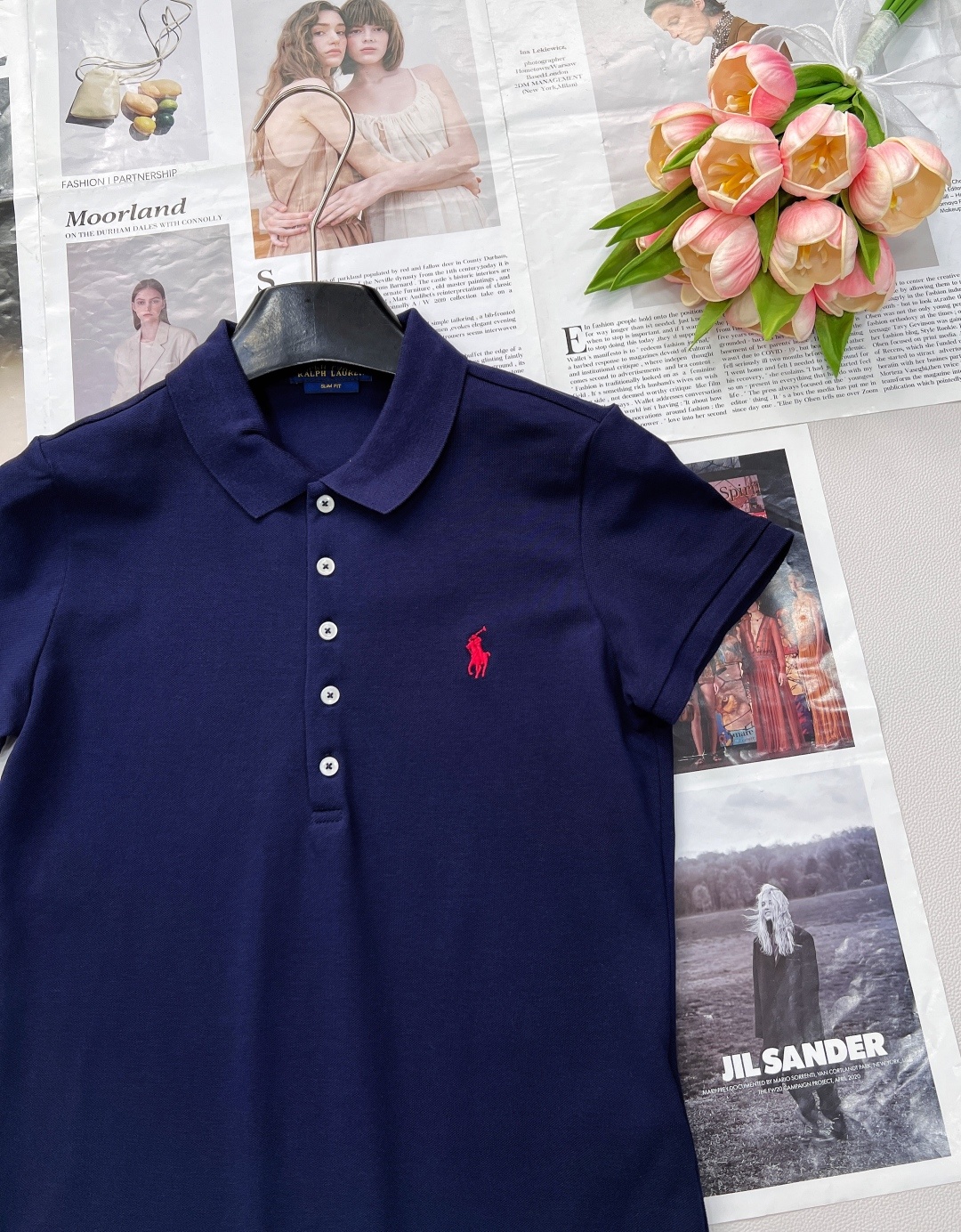 🆕Ralph Lauren拉夫劳伦5粒扣女士刺绣翻领POLO衫彰显自由活力,简洁的版型,无论是单穿还是作