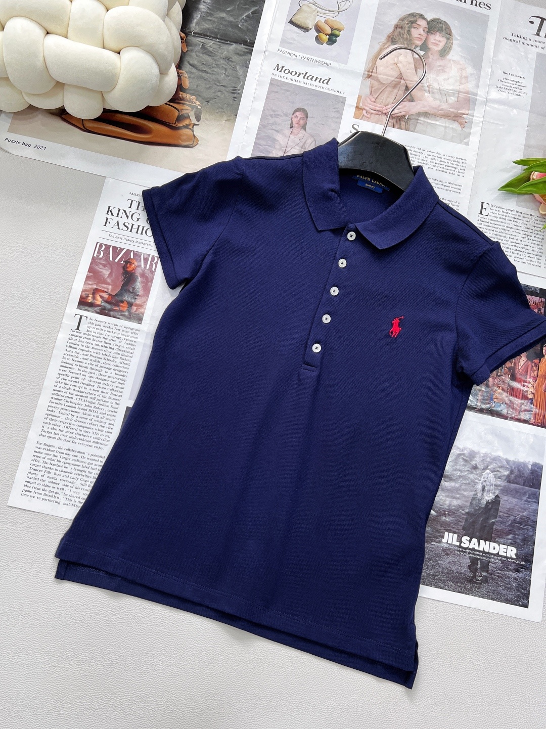 🆕Ralph Lauren拉夫劳伦5粒扣女士刺绣翻领POLO衫彰显自由活力,简洁的版型,无论是单穿还是作