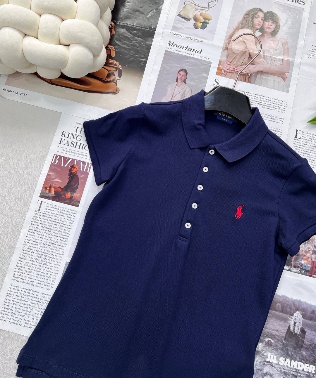 🆕Ralph Lauren拉夫劳伦5粒扣女士刺绣翻领POLO衫彰显自由活力,简洁的版型,无论是单穿还是作