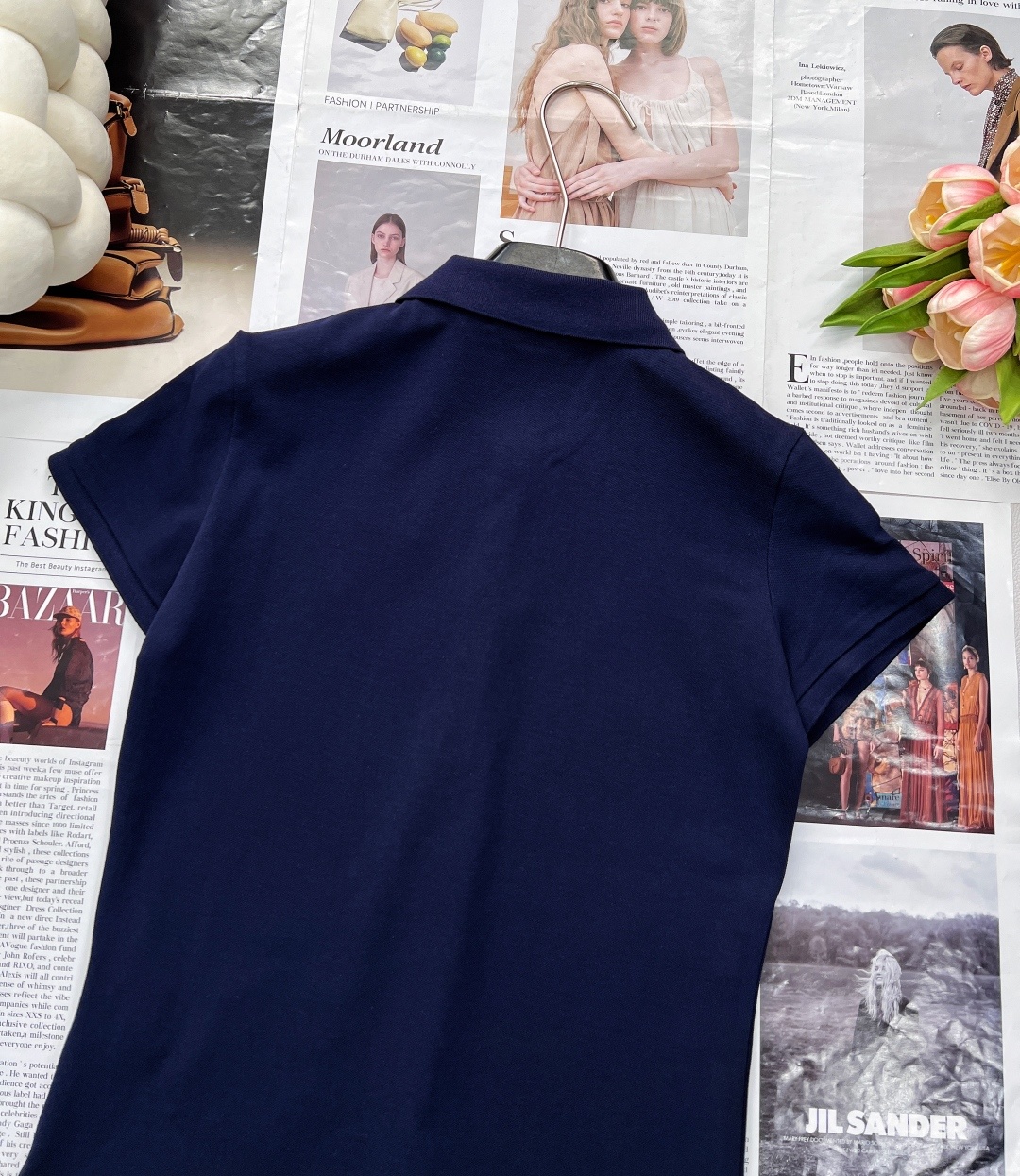 🆕Ralph Lauren拉夫劳伦5粒扣女士刺绣翻领POLO衫彰显自由活力,简洁的版型,无论是单穿还是作