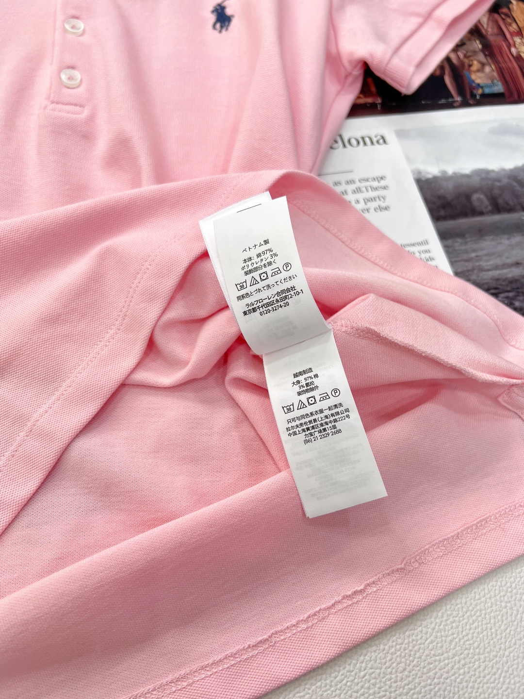 🆕Ralph Lauren拉夫劳伦5粒扣女士刺绣翻领POLO衫彰显自由活力，简洁的版型，无论是单穿还是作