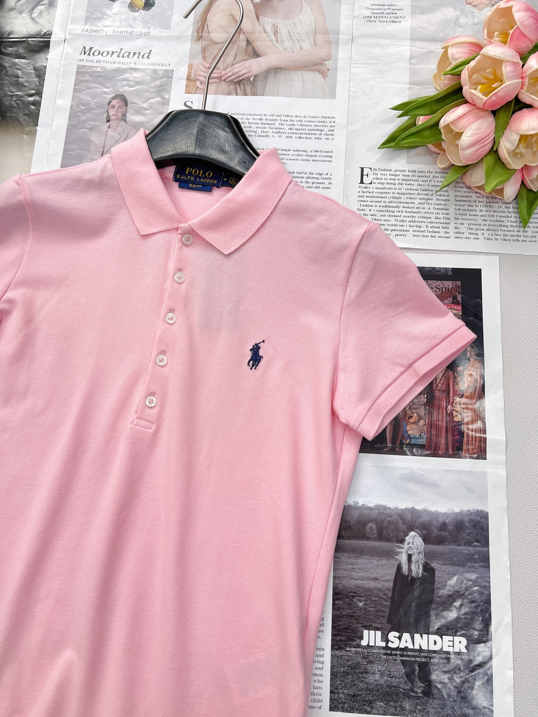 🆕Ralph Lauren拉夫劳伦5粒扣女士刺绣翻领POLO衫彰显自由活力，简洁的版型，无论是单穿还是作