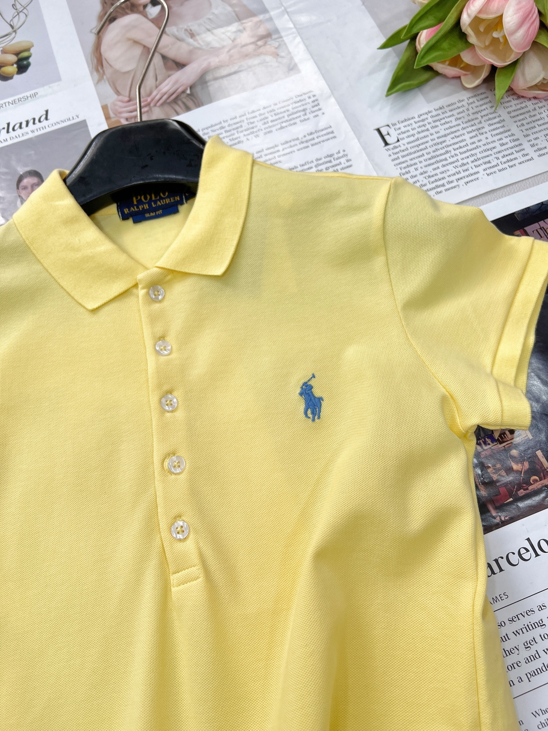 🆕Ralph Lauren拉夫劳伦5粒扣女士刺绣翻领POLO衫彰显自由活力，简洁的版型，无论是单穿还是作