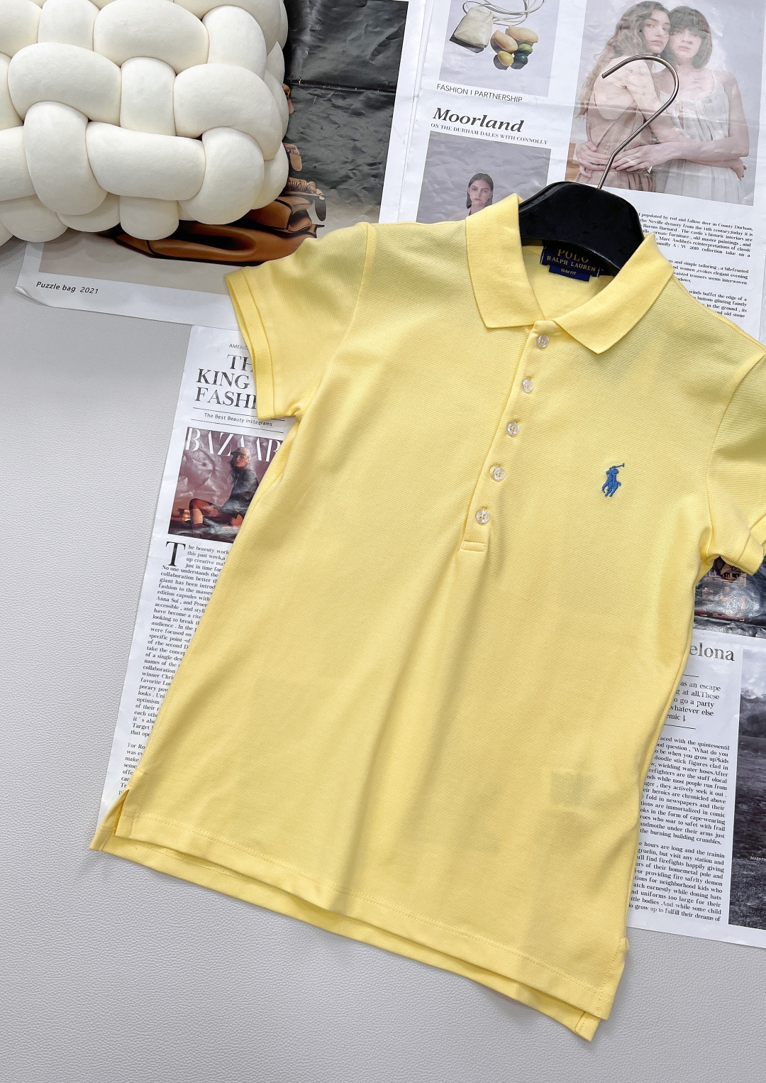 🆕Ralph Lauren拉夫劳伦5粒扣女士刺绣翻领POLO衫彰显自由活力，简洁的版型，无论是单穿还是作