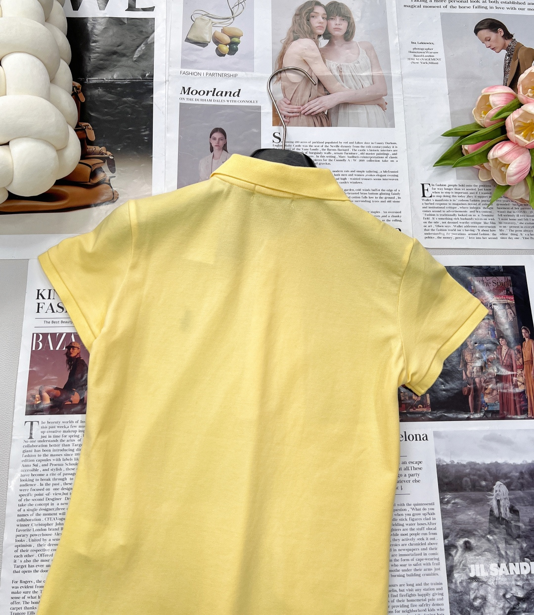 🆕Ralph Lauren拉夫劳伦5粒扣女士刺绣翻领POLO衫彰显自由活力，简洁的版型，无论是单穿还是作