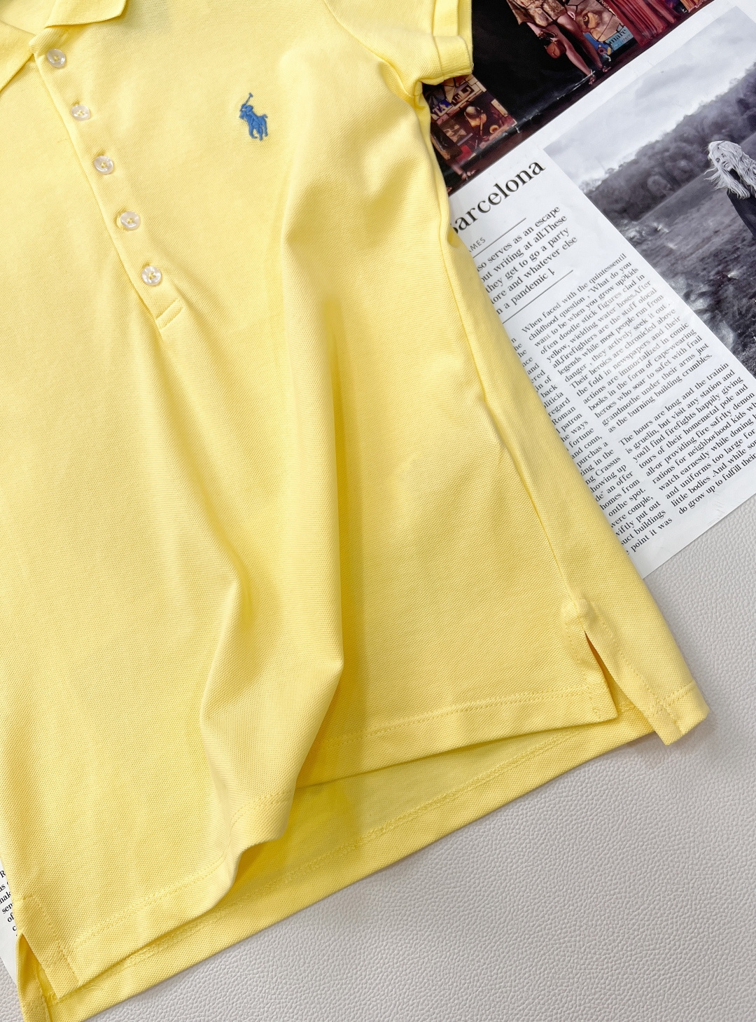 🆕Ralph Lauren拉夫劳伦5粒扣女士刺绣翻领POLO衫彰显自由活力，简洁的版型，无论是单穿还是作