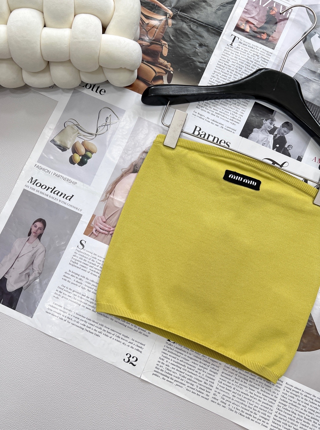 🆕Miumiu25Ss春夏新款短款抹胸背心丨⚠独家yb开发!高版出品!高级多巴胺配色字母logo贴片点缀