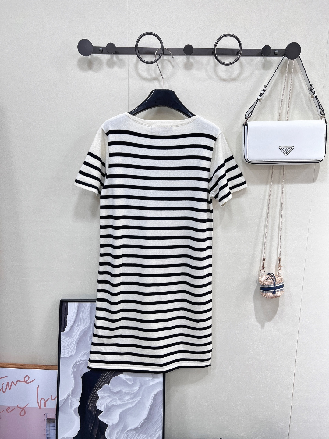 🆕Louis Vuitton2025新款条纹针织连衣裙，定制YB全棉纱线织造 透气舒适 质感十足 廓形宽