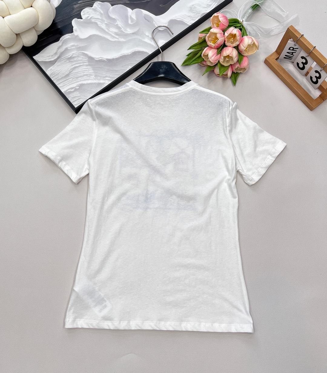 🆕Dior25Ss新款春夏城市限定新款巴黎的塞纳河畔散步☕印花图案短袖T恤丨⚠独家yb开发！高版出品！进