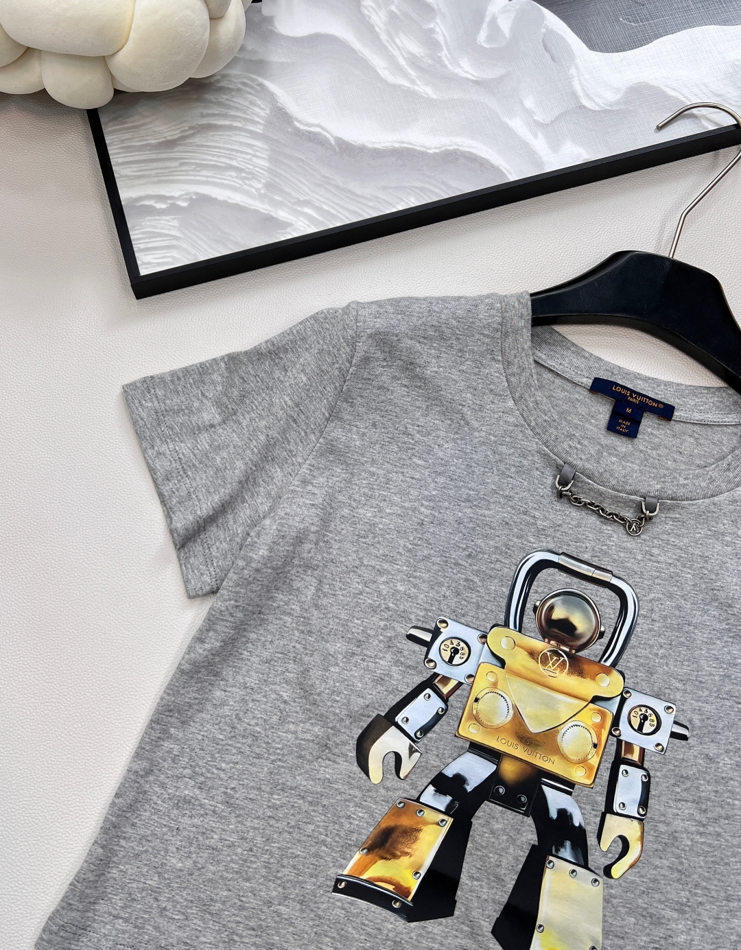 🆕Louis Vuitt*n 25Ss春夏新款 金属机器人MONOGRAM图标短袖T恤丨⚠独家yb开发！