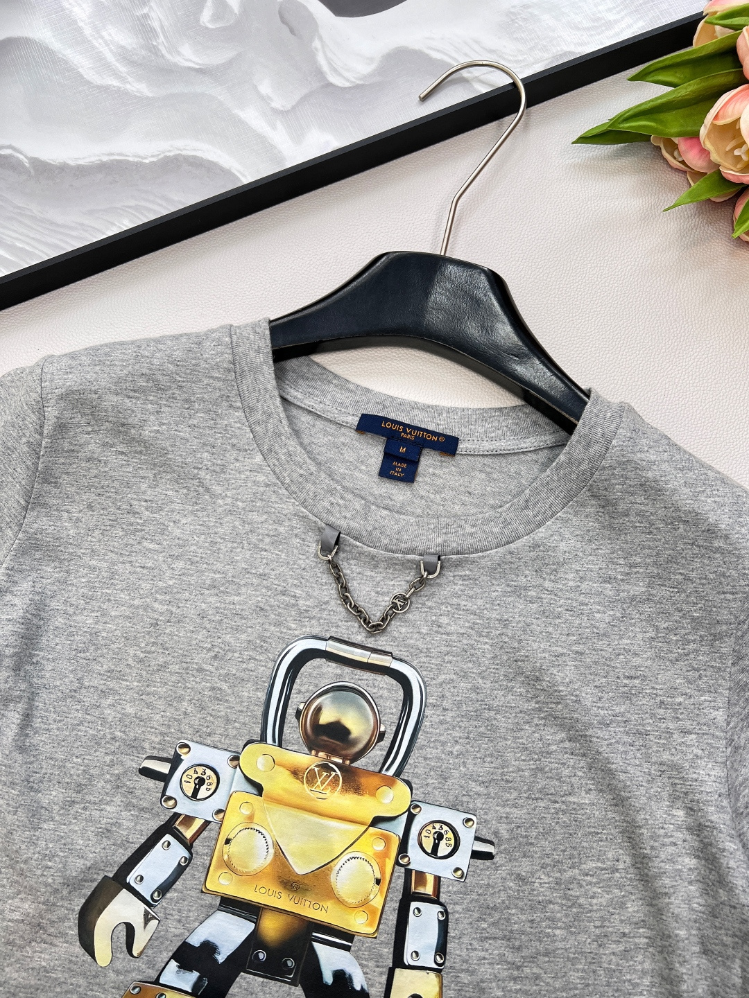 🆕Louis Vuitt*n 25Ss春夏新款 金属机器人MONOGRAM图标短袖T恤丨⚠独家yb开发！
