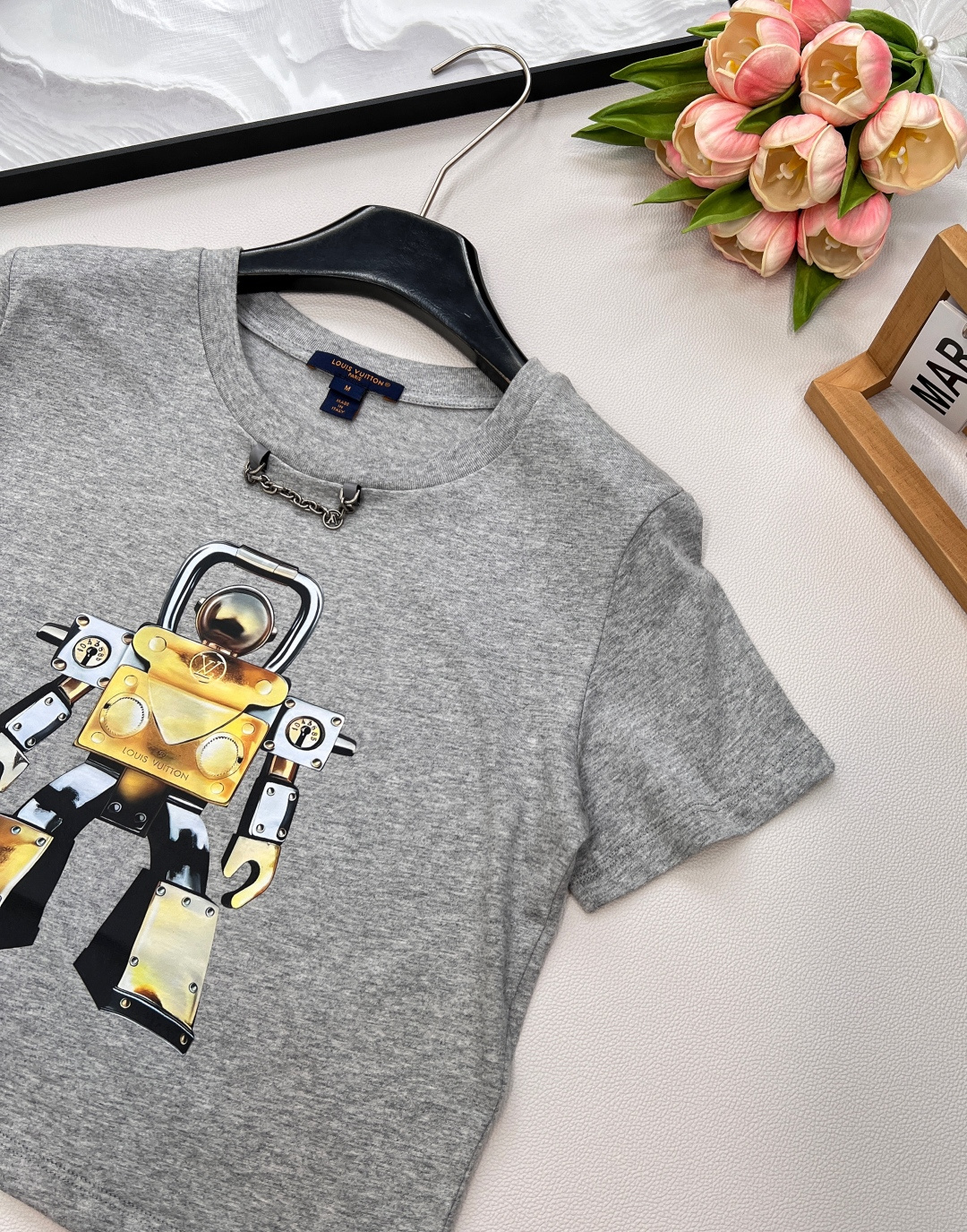 🆕Louis Vuitt*n 25Ss春夏新款 金属机器人MONOGRAM图标短袖T恤丨⚠独家yb开发！