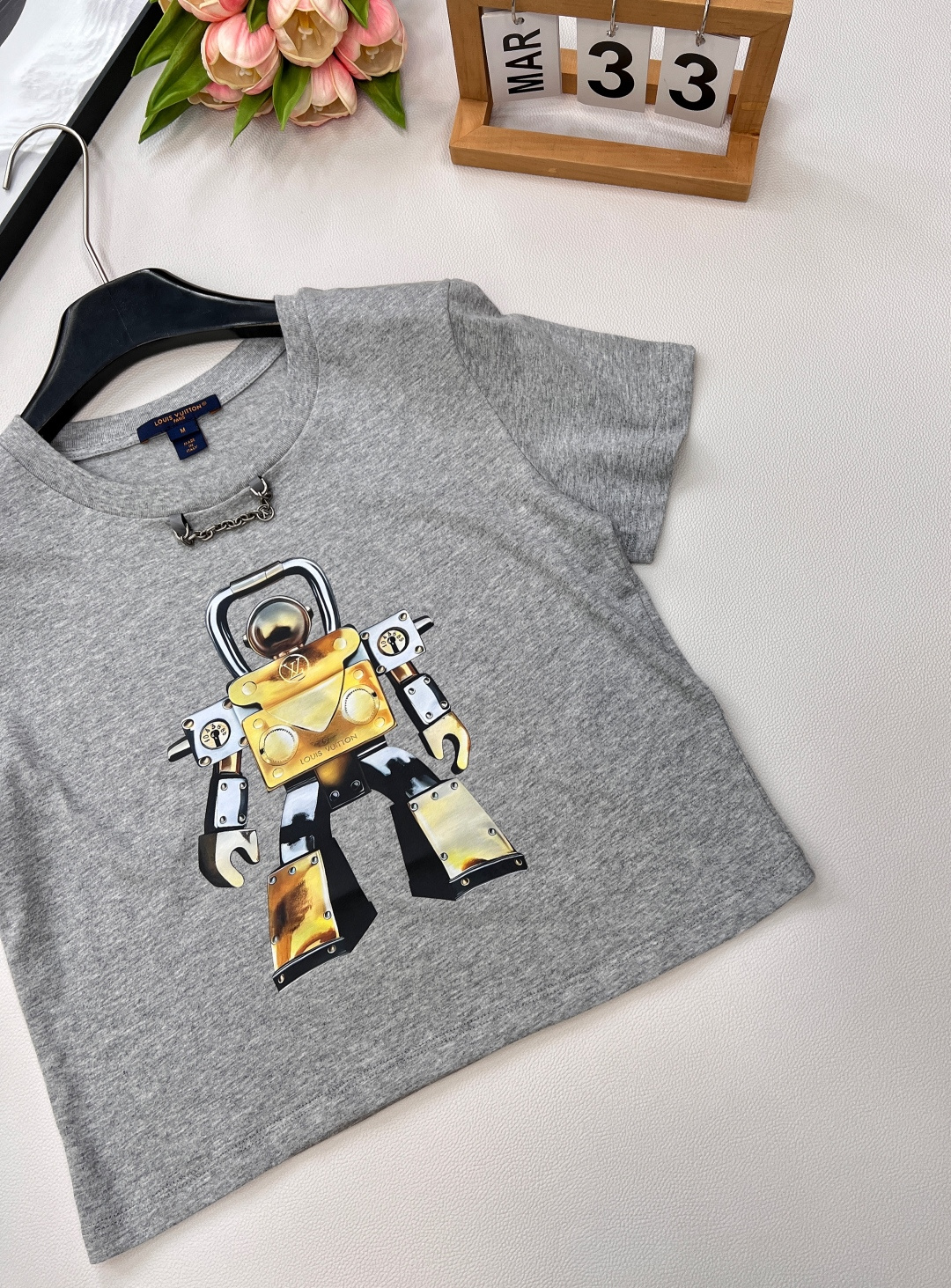 🆕Louis Vuitt*n 25Ss春夏新款 金属机器人MONOGRAM图标短袖T恤丨⚠独家yb开发！