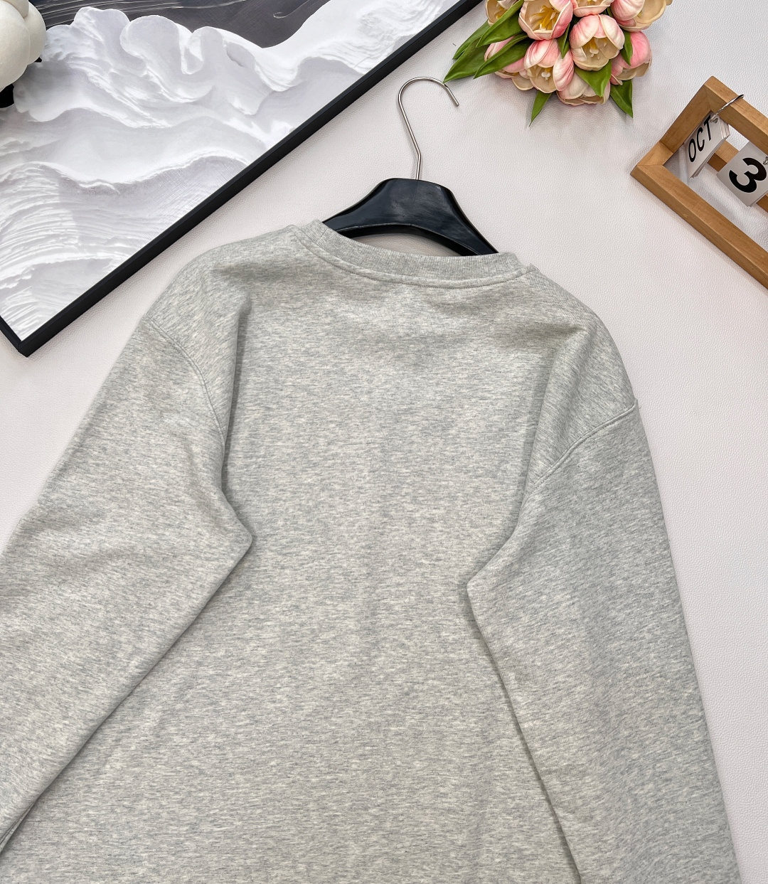 🆕Louis Vuitton25Fw早秋新款字母烫钻链条长款卫衣丨⚠独家高版出品！长款套头卫衣裁剪 可上