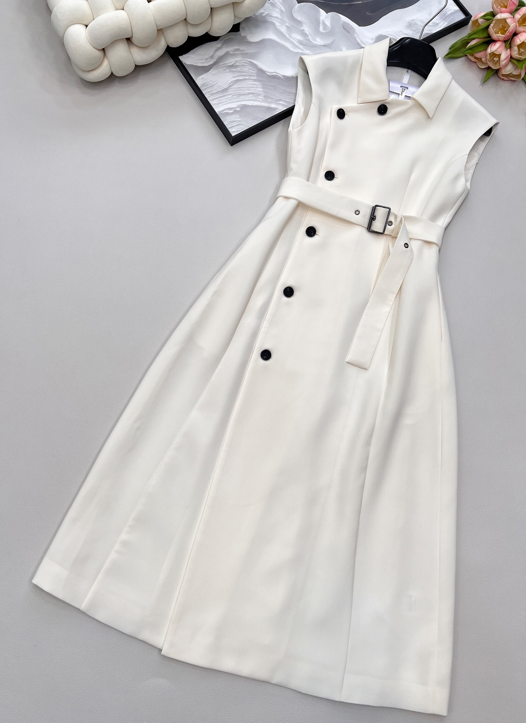 🆕dior2025新款西装式无袖连衣裙，优雅与干练的完美融合！经典迪奥基因注入全新设计，2025 新款侧