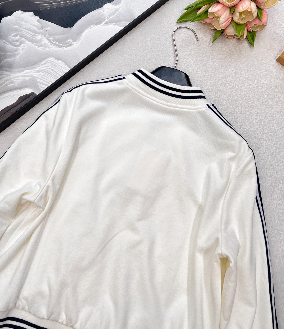 🆕Celine2025新款刺绣logo徽标织带撞色休闲夹克定制YB进口材质 质感高级 品相十足 经典棒球