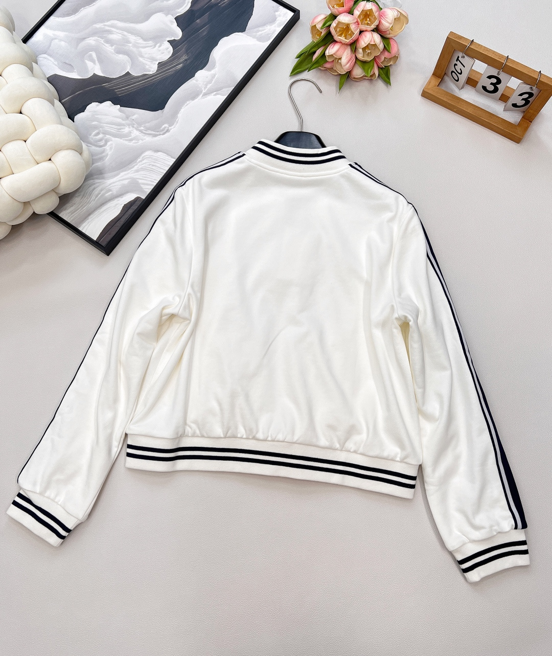 🆕Celine2025新款刺绣logo徽标织带撞色休闲夹克定制YB进口材质 质感高级 品相十足 经典棒球