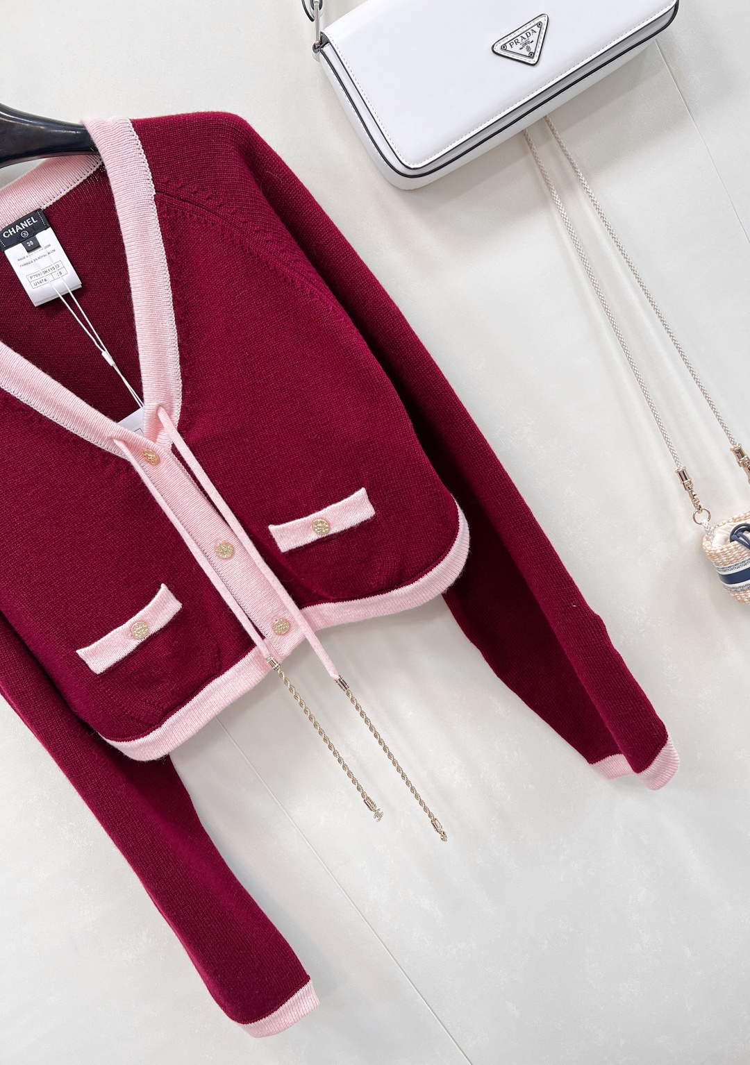 🆕Chanel25A手工坊系列新款撞色包边系带针织短开衫丨⚠独家高版出品！致敬经典的小香设计减龄又调皮的