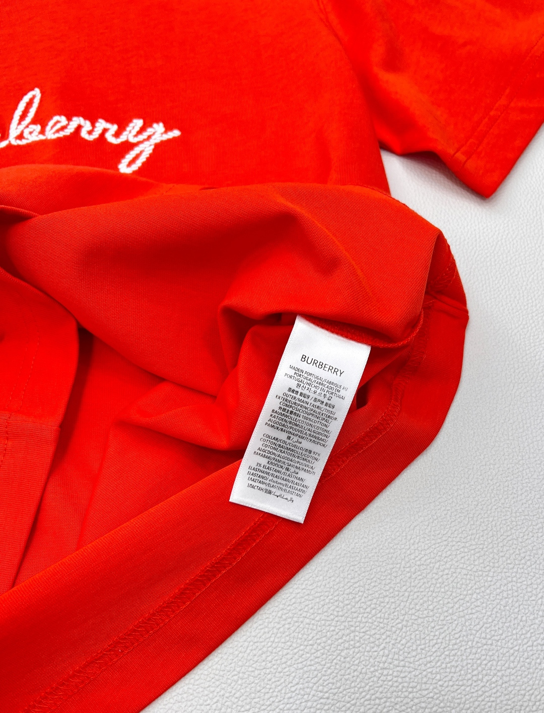 🆕Burberry 25Ss春夏新款 格纹爱心字母刺绣圆领短袖T恤丨⚠独家yb开发！高版出品！！💗真的很