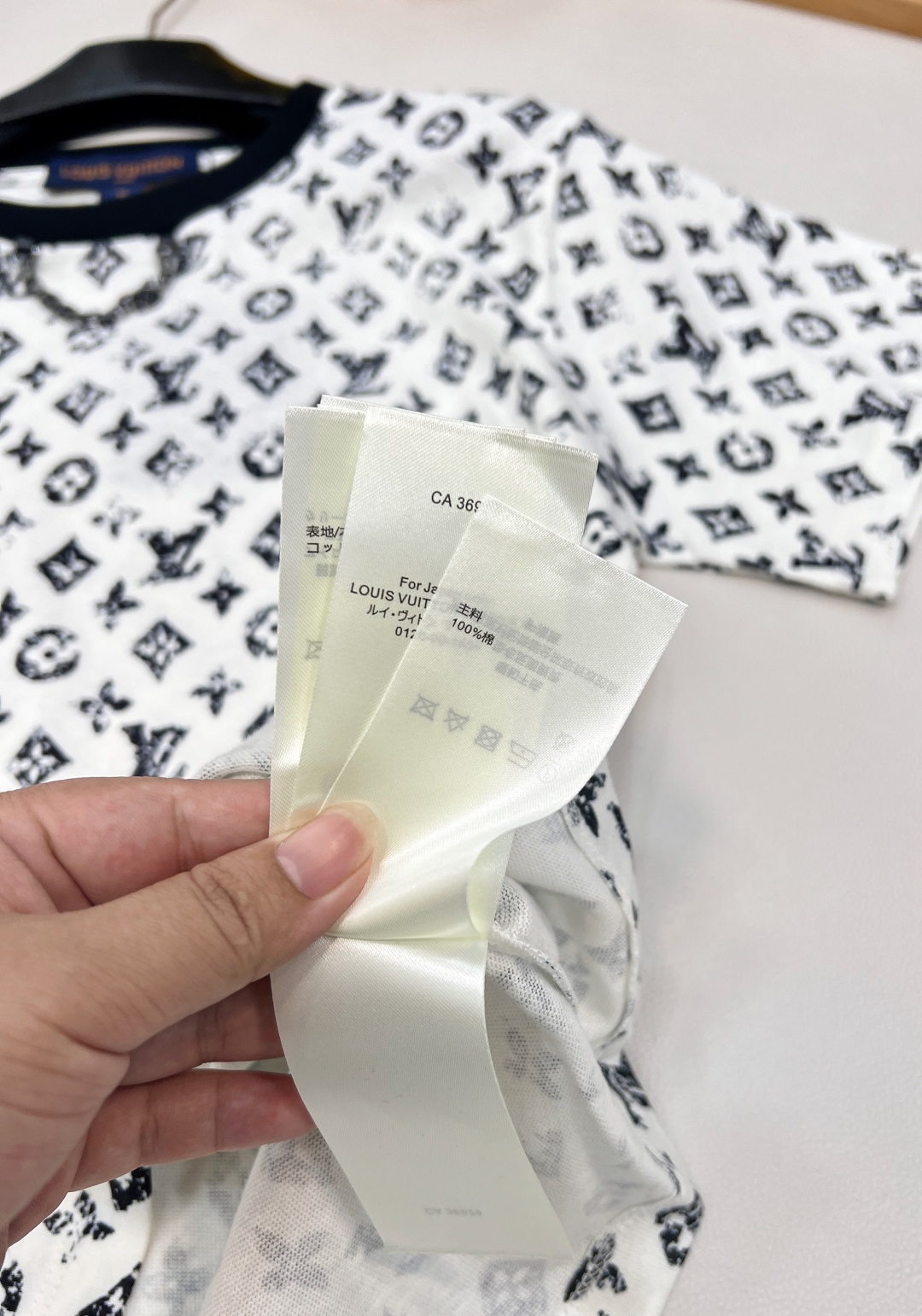 🆕Louis Vuitton25Ss春夏新款 老花印花链条圆领短袖T恤丨⚠独家yb开发！高版出品！常规短