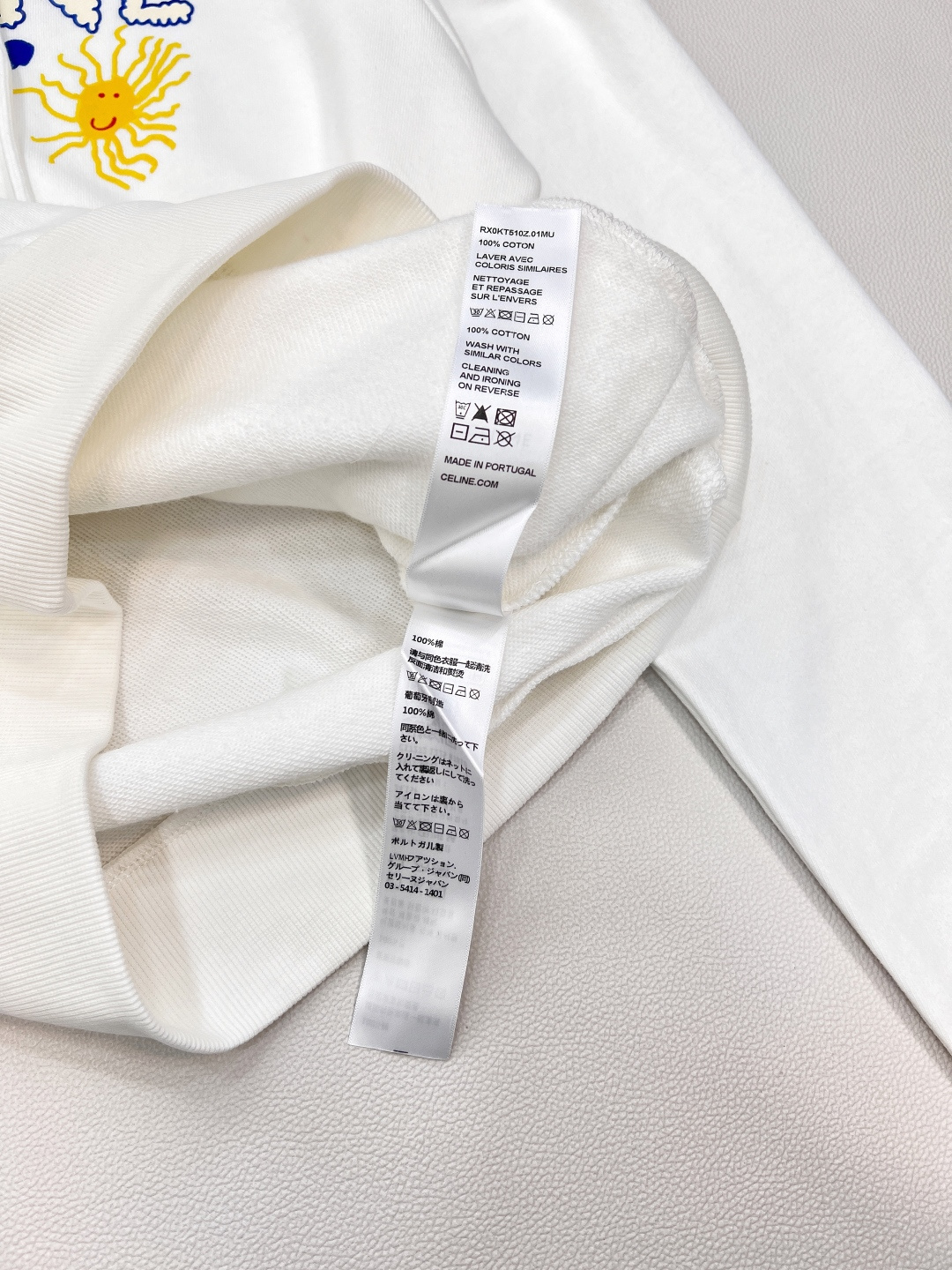 🆕Celine2025新款印花连帽童趣卫衣，定制YB原生全棉材质 穿搭透气 舒适有型 抽绳连帽卫衣剪裁 