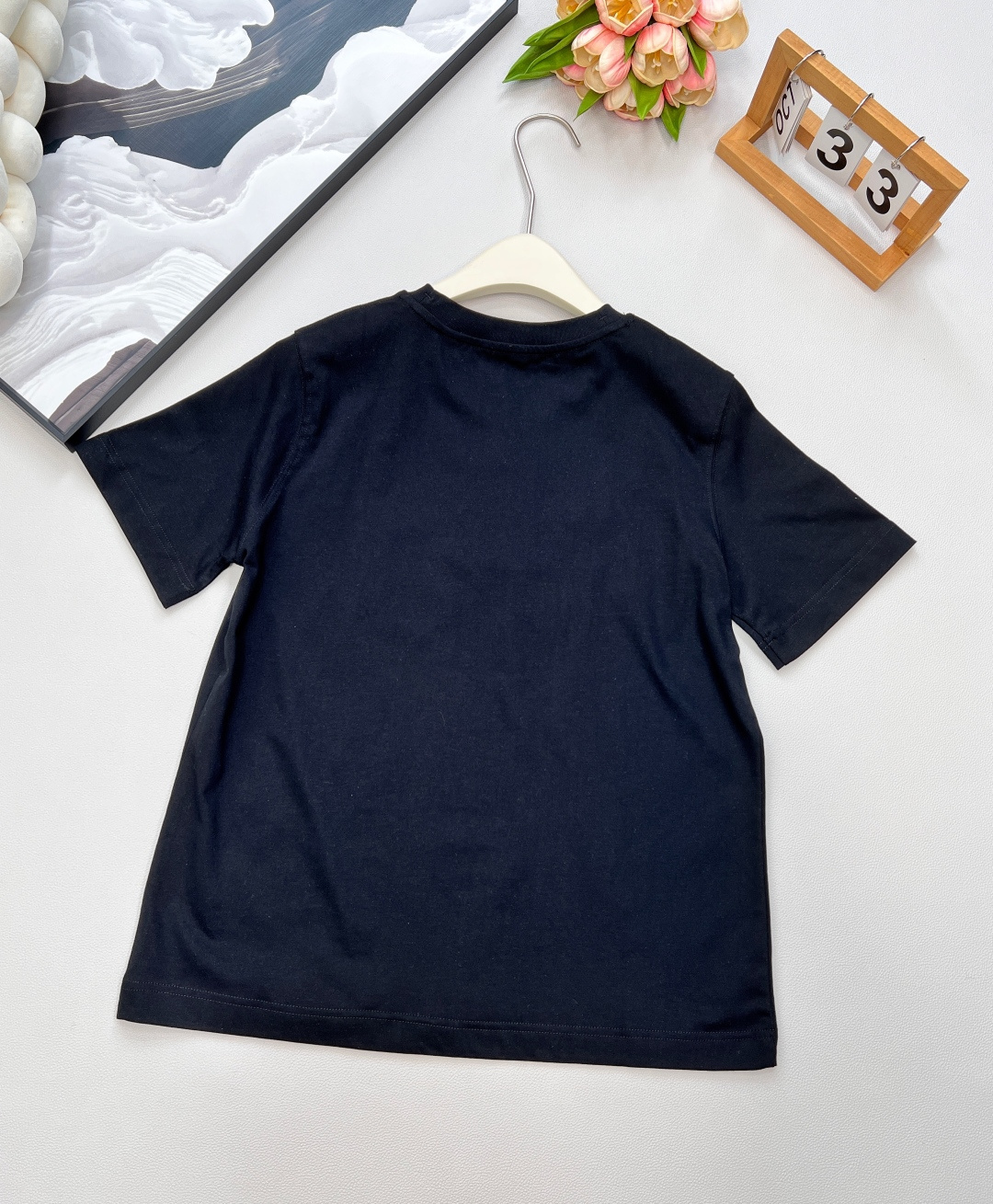 🆕BURBERRYSS新款圆领刺绣战马短袖T恤，定制YB原生全棉材质 透气舒适 质感十足 常规短袖T恤裁