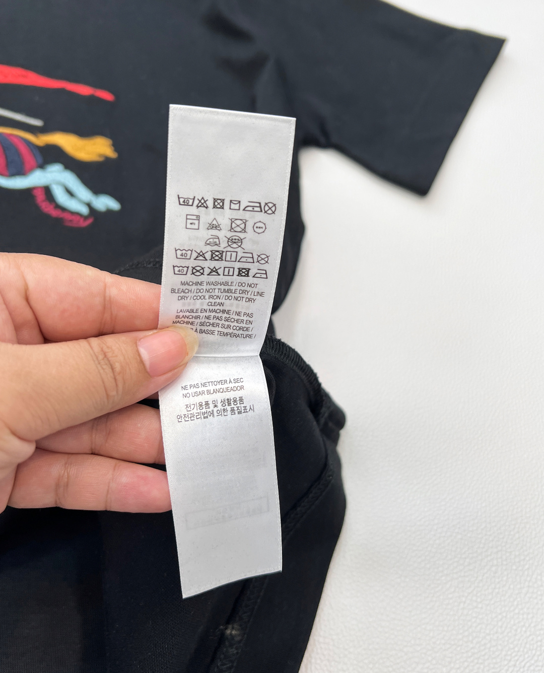 🆕BURBERRYSS新款圆领刺绣战马短袖T恤，定制YB原生全棉材质 透气舒适 质感十足 常规短袖T恤裁