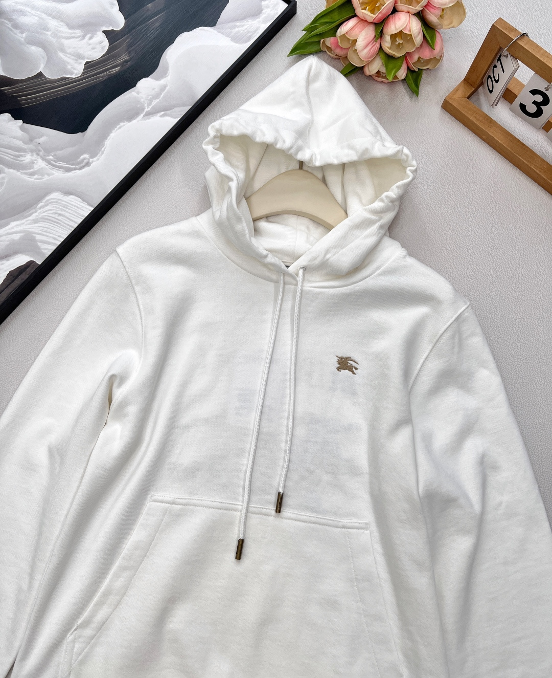 🆕BURBERRY SS新款连帽抽绳卫衣➕长裤套装，定制YB原生全棉材质 柔软亲肤 久洗不易变形起球 质