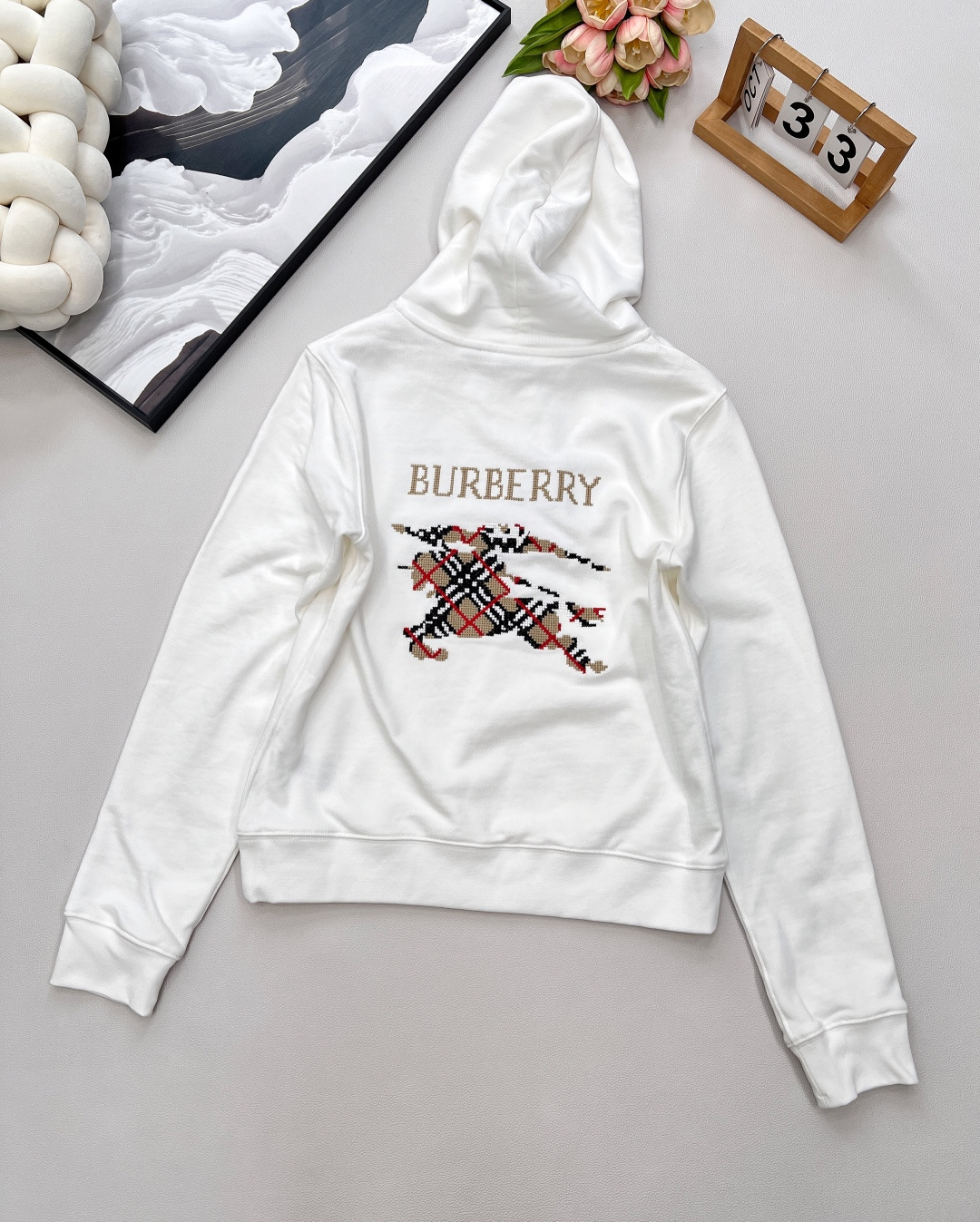 🆕BURBERRY SS新款连帽抽绳卫衣➕长裤套装，定制YB原生全棉材质 柔软亲肤 久洗不易变形起球 质