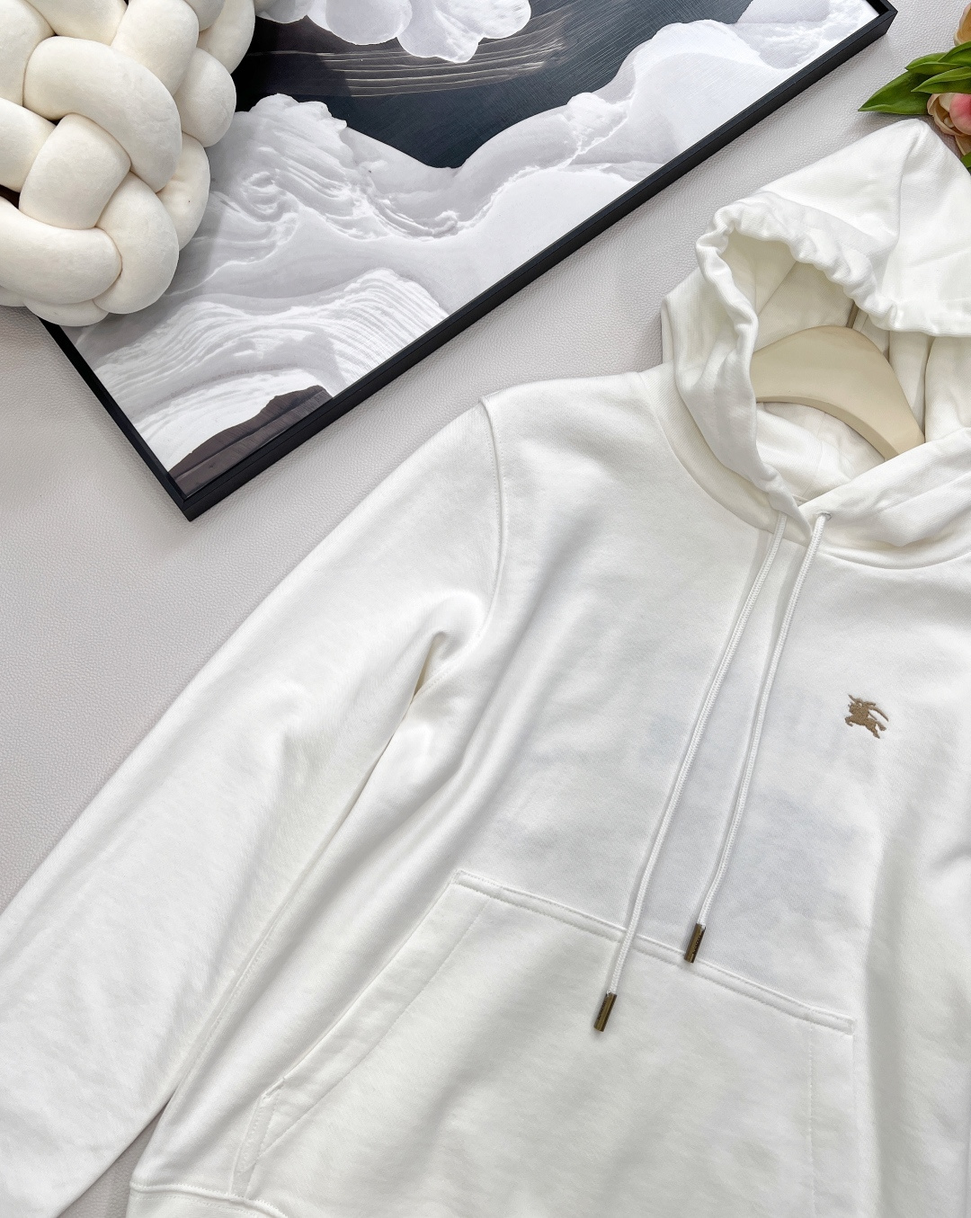 🆕BURBERRY SS新款连帽抽绳卫衣➕长裤套装，定制YB原生全棉材质 柔软亲肤 久洗不易变形起球 质