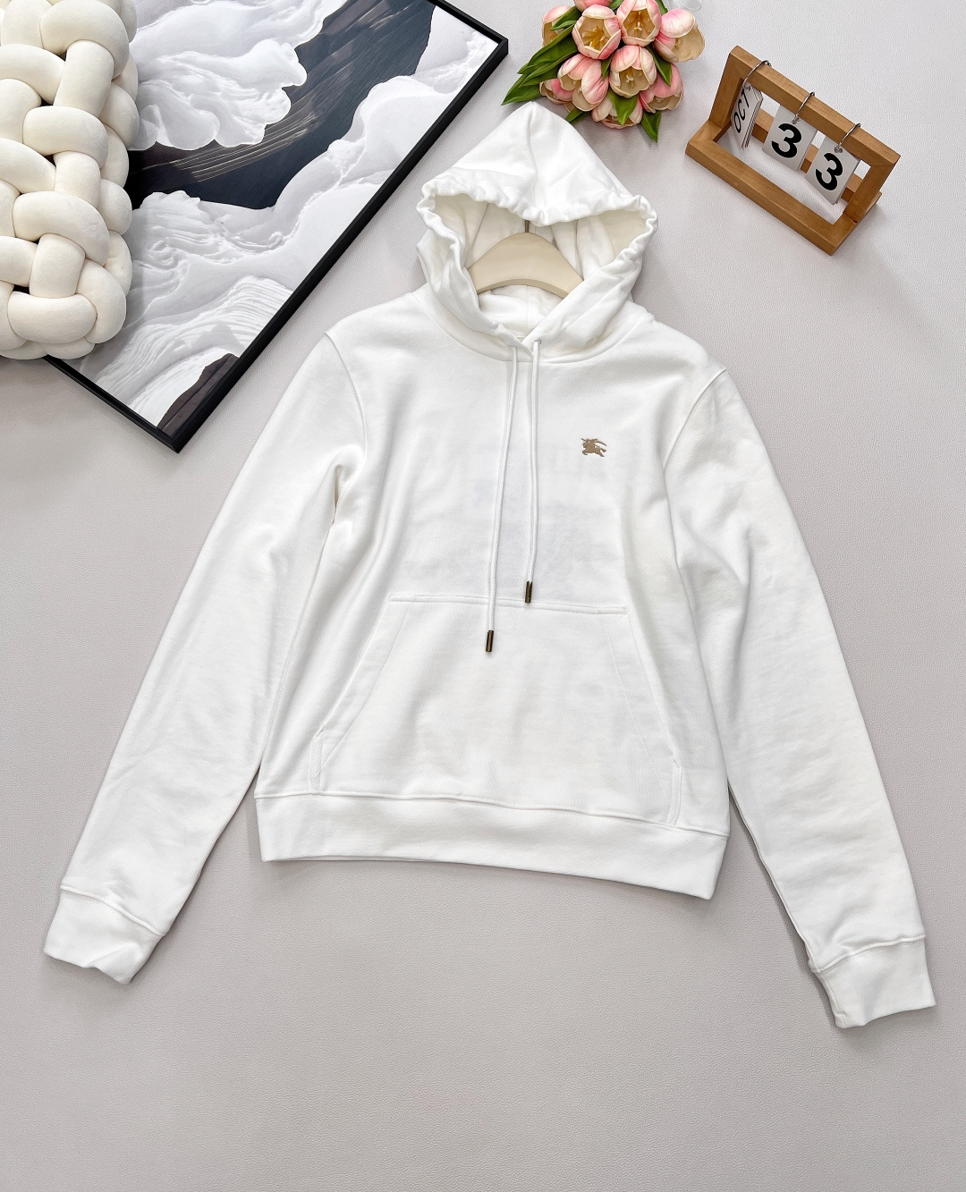 🆕BURBERRY SS新款连帽抽绳卫衣➕长裤套装，定制YB原生全棉材质 柔软亲肤 久洗不易变形起球 质