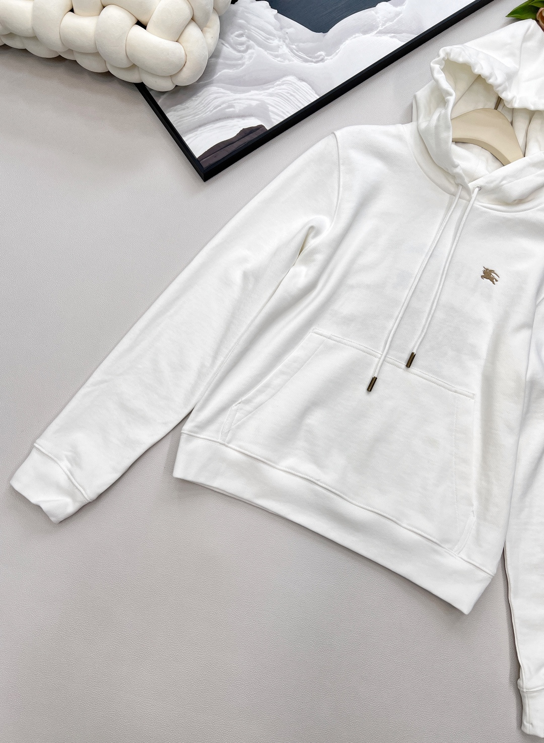 🆕BURBERRY SS新款连帽抽绳卫衣➕长裤套装，定制YB原生全棉材质 柔软亲肤 久洗不易变形起球 质