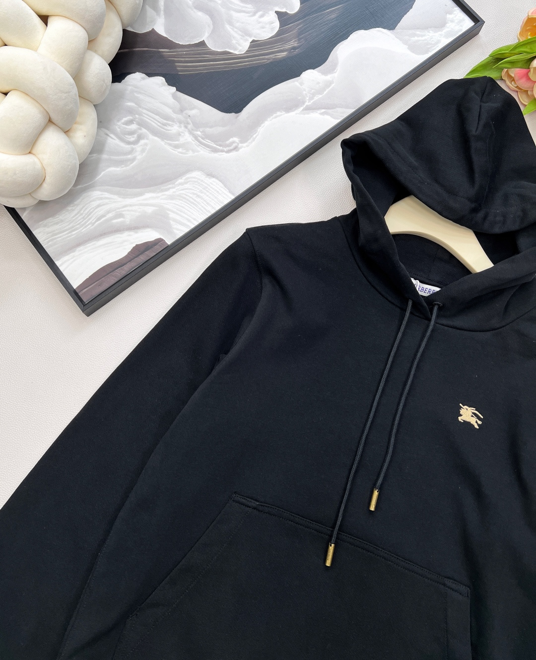 🆕BURBERRY SS新款连帽抽绳卫衣➕长裤套装，定制YB原生全棉材质 柔软亲肤 久洗不易变形起球 质