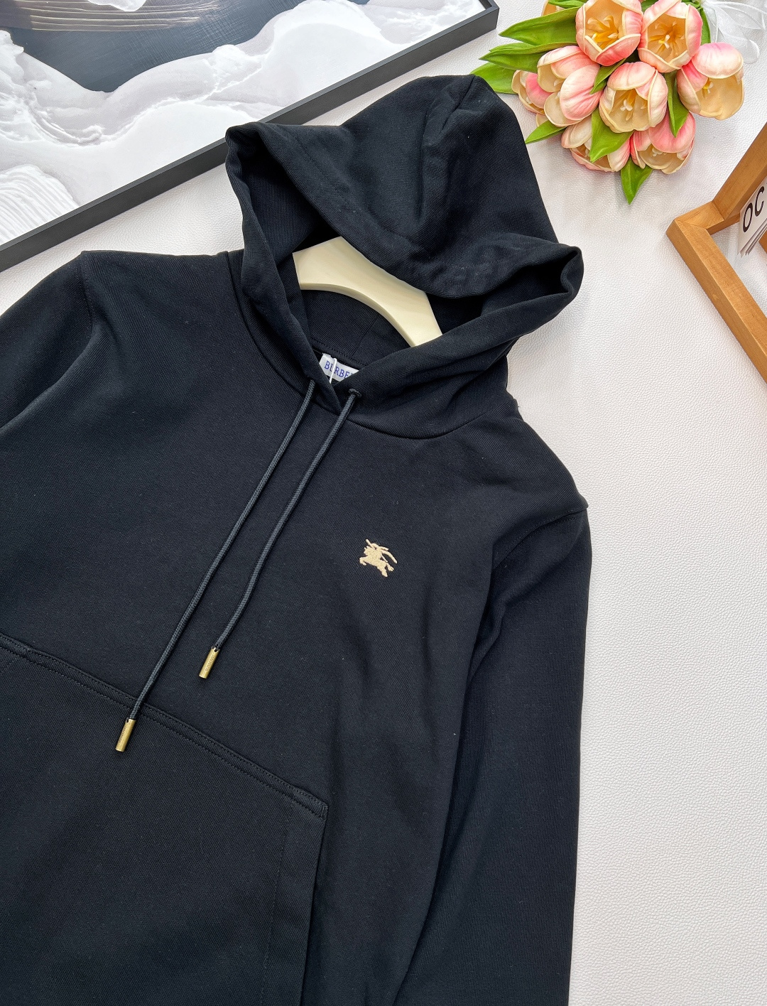 🆕BURBERRY SS新款连帽抽绳卫衣➕长裤套装，定制YB原生全棉材质 柔软亲肤 久洗不易变形起球 质