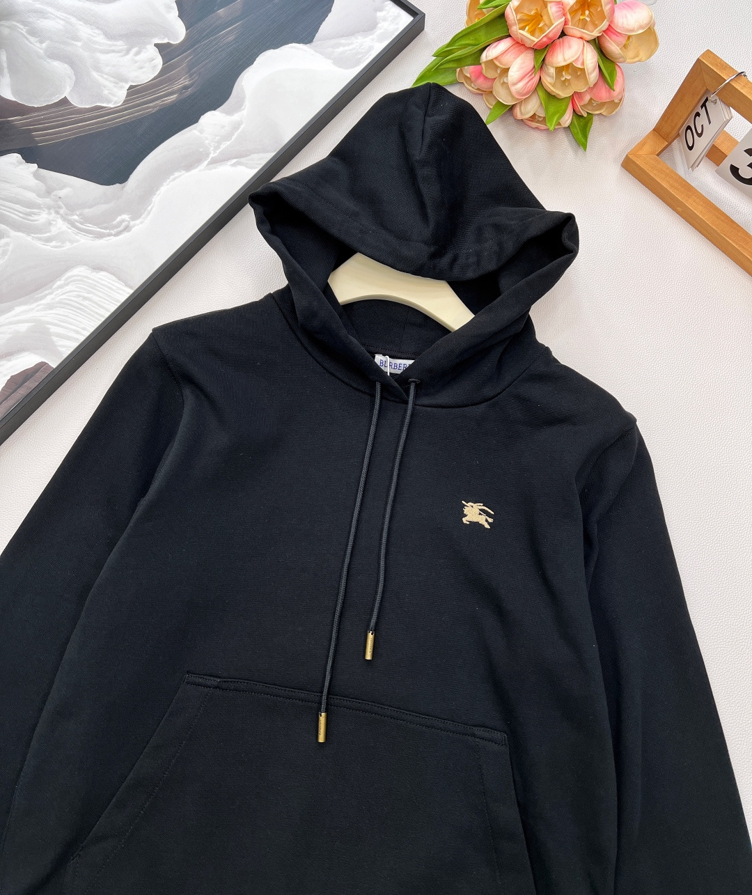 🆕BURBERRY SS新款连帽抽绳卫衣➕长裤套装，定制YB原生全棉材质 柔软亲肤 久洗不易变形起球 质