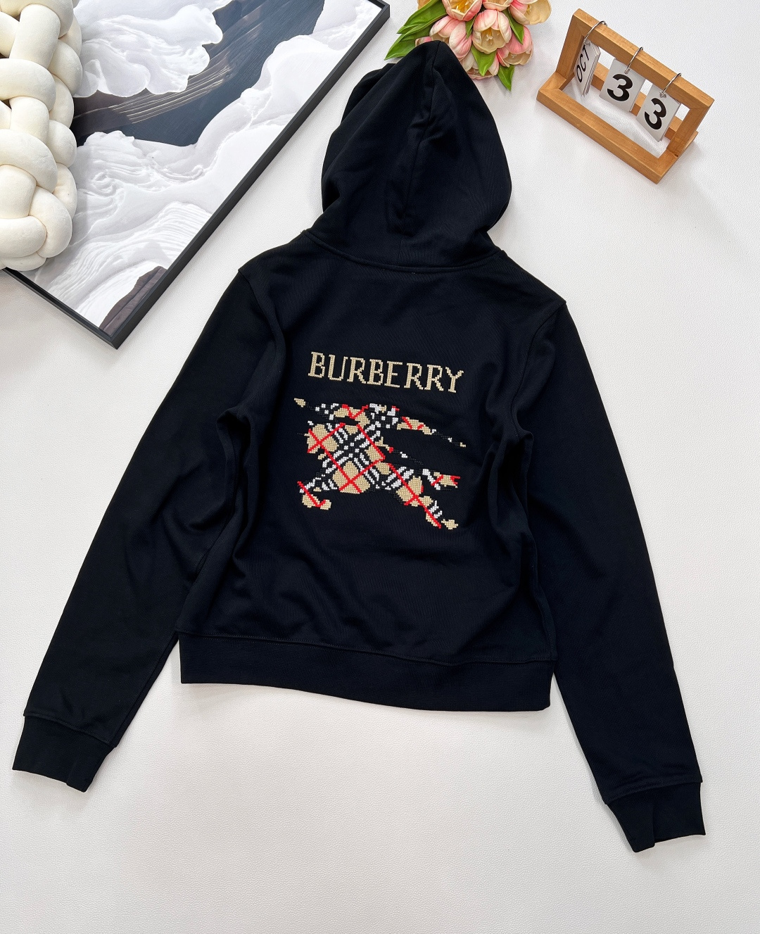 🆕BURBERRY SS新款连帽抽绳卫衣➕长裤套装，定制YB原生全棉材质 柔软亲肤 久洗不易变形起球 质