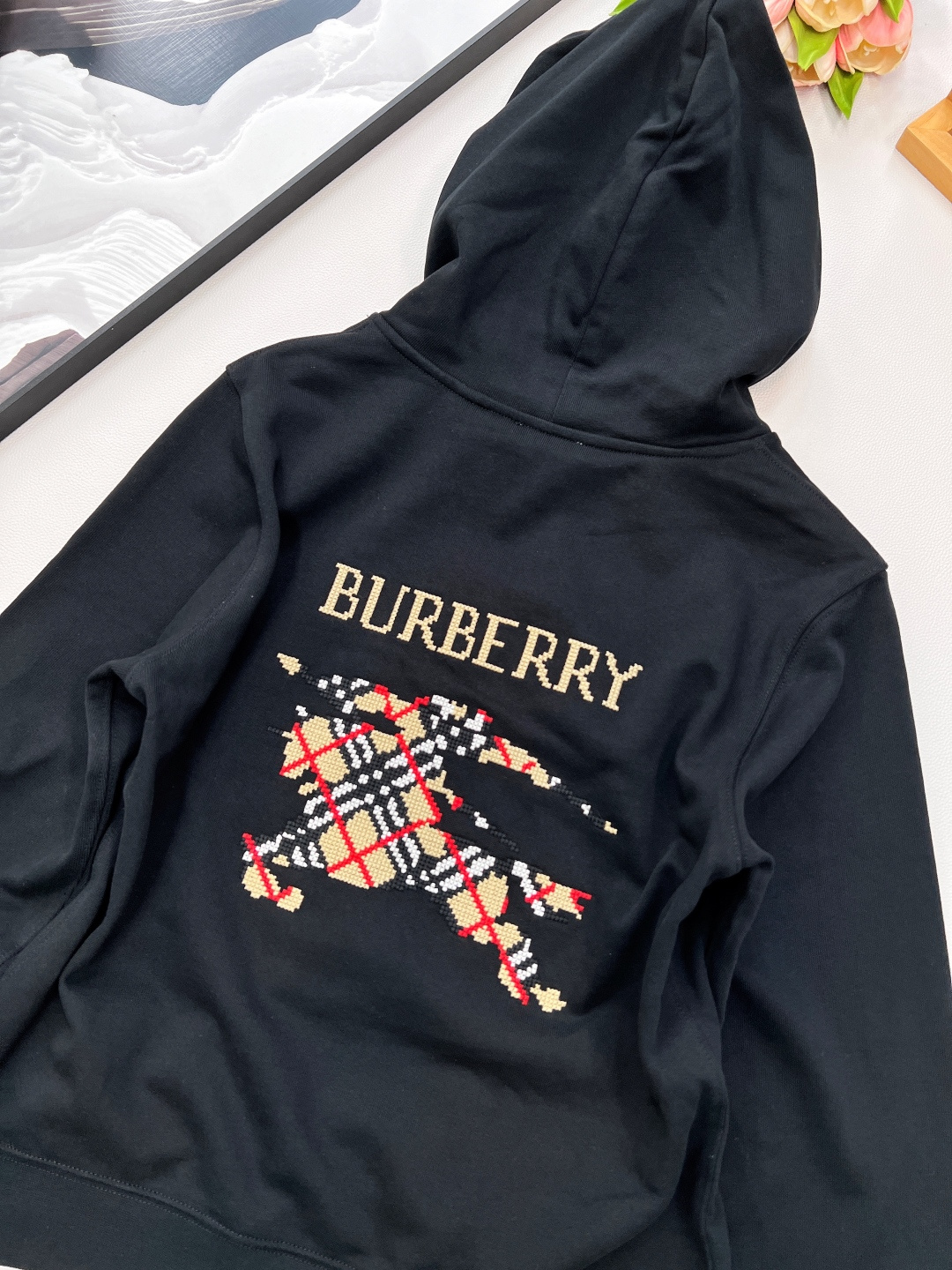 🆕BURBERRY SS新款连帽抽绳卫衣➕长裤套装，定制YB原生全棉材质 柔软亲肤 久洗不易变形起球 质