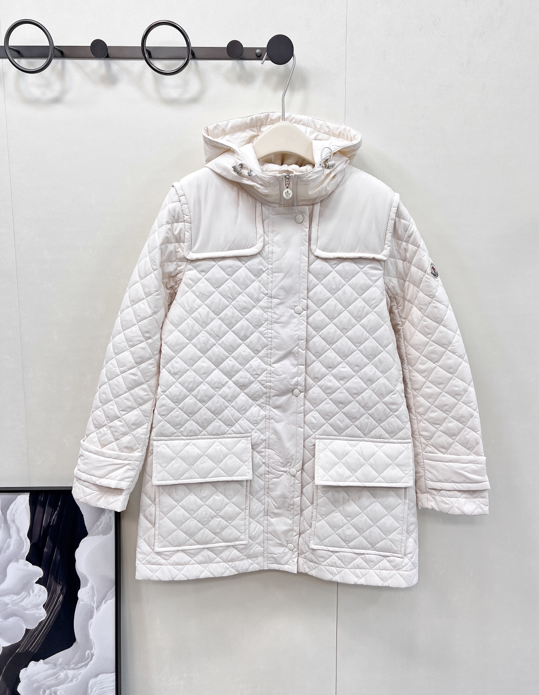 🆕MONCLER 25Fw早秋新款菱格夹棉薄款棉服长款外套丨⚠独家高版出品！极简主义设计高级又时髦！休闲