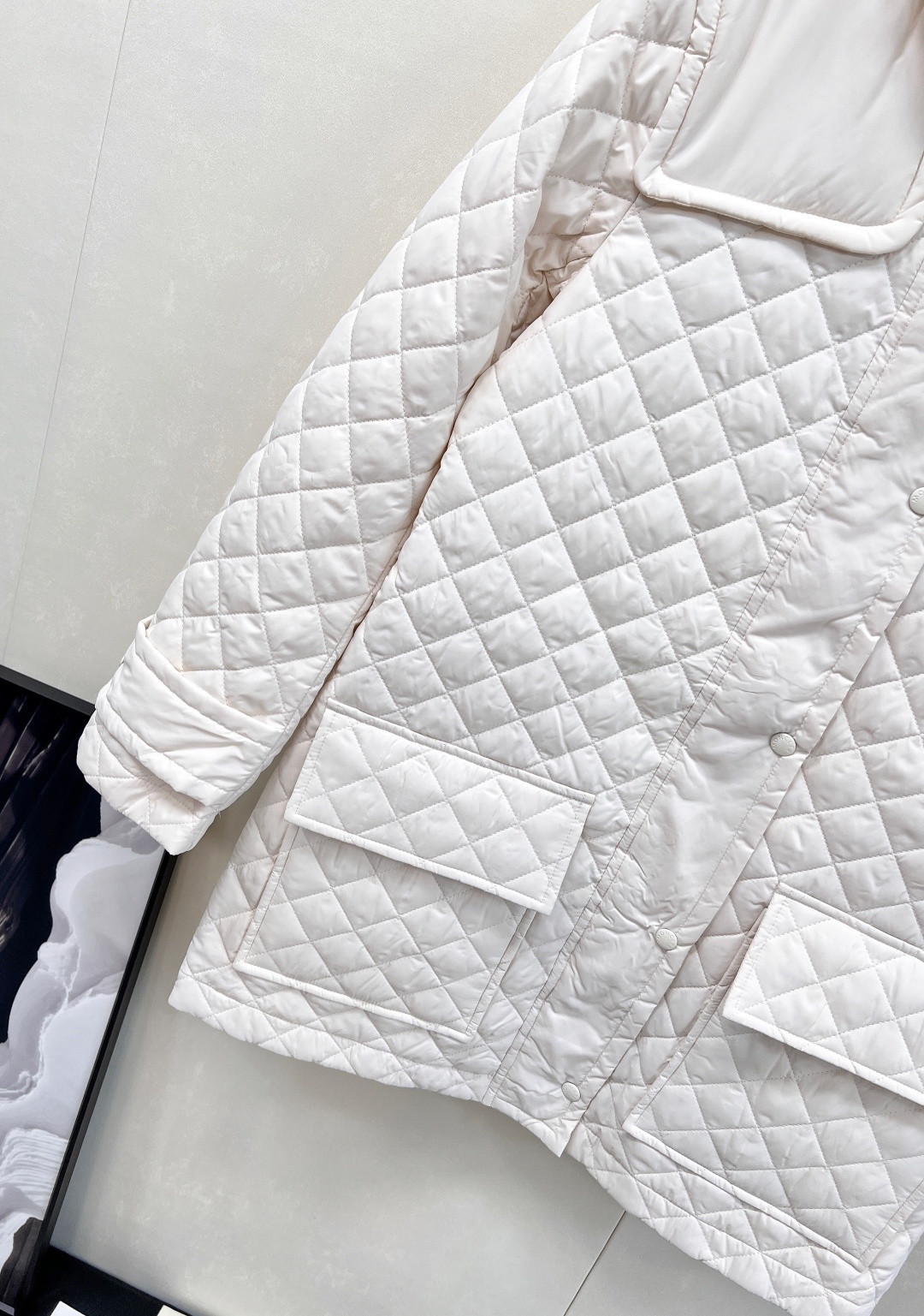 🆕MONCLER 25Fw早秋新款菱格夹棉薄款棉服长款外套丨⚠独家高版出品!极简主义设计高级又时髦!休闲