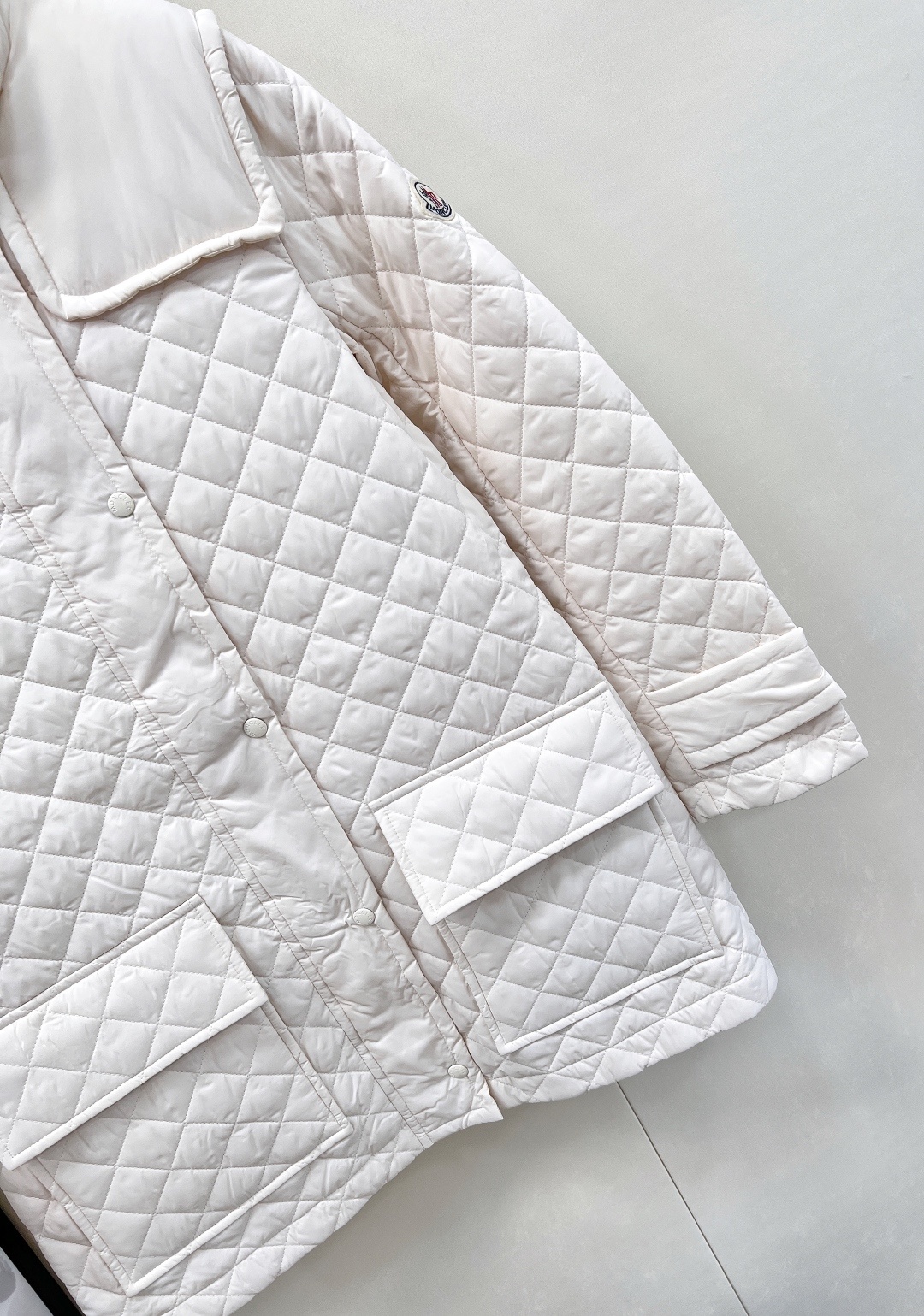 🆕MONCLER 25Fw早秋新款菱格夹棉薄款棉服长款外套丨⚠独家高版出品!极简主义设计高级又时髦!休闲