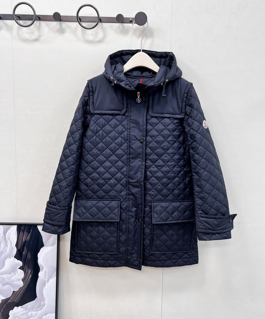 🆕MONCLER 25Fw早秋新款菱格夹棉薄款棉服长款外套丨⚠独家高版出品！极简主义设计高级又时髦！休闲